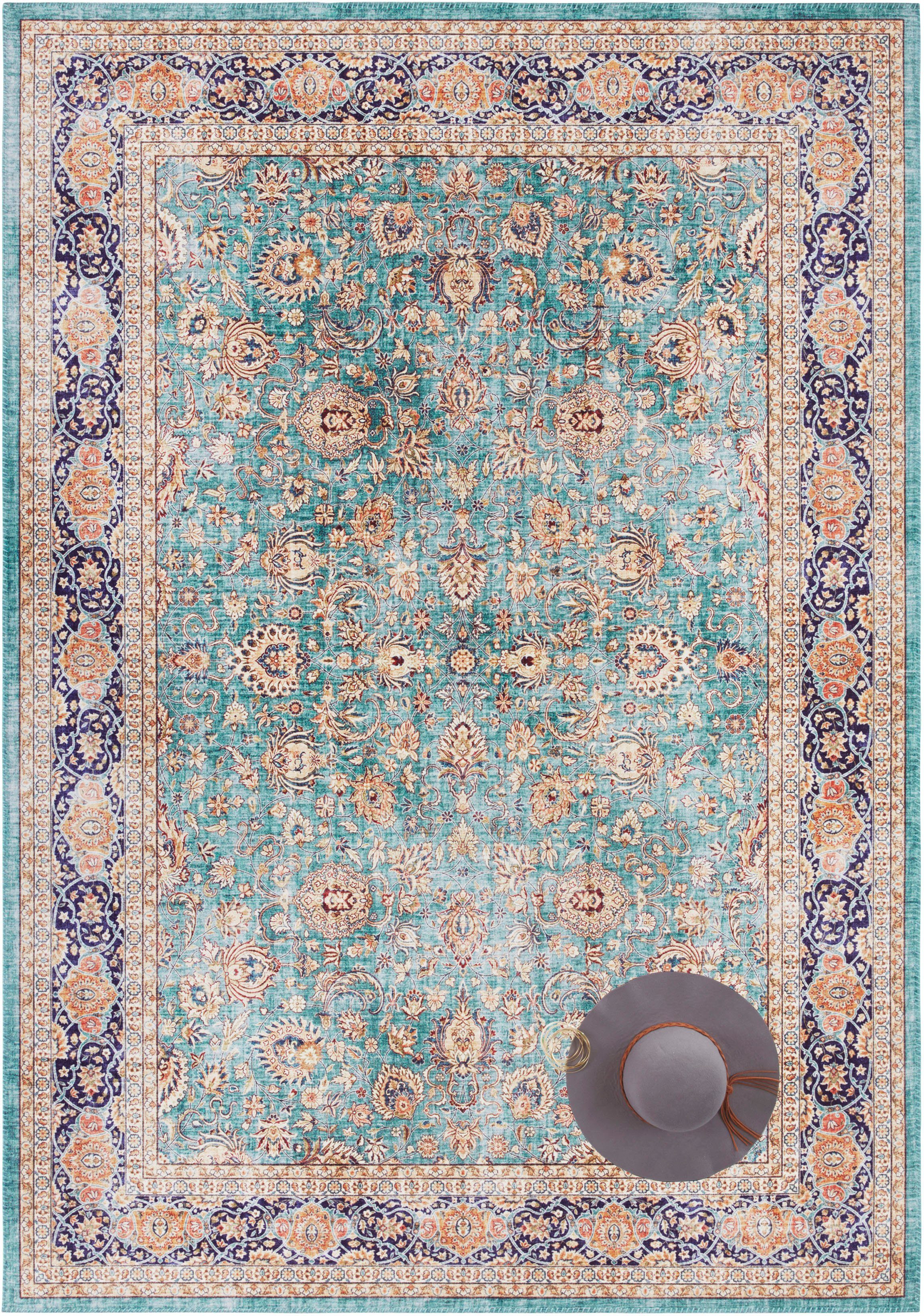 ELLE DECORATION Vloerkleed Keshan Maschad Oosters, loper, kortpolig, vintage, woonkamer, slaapkamer
