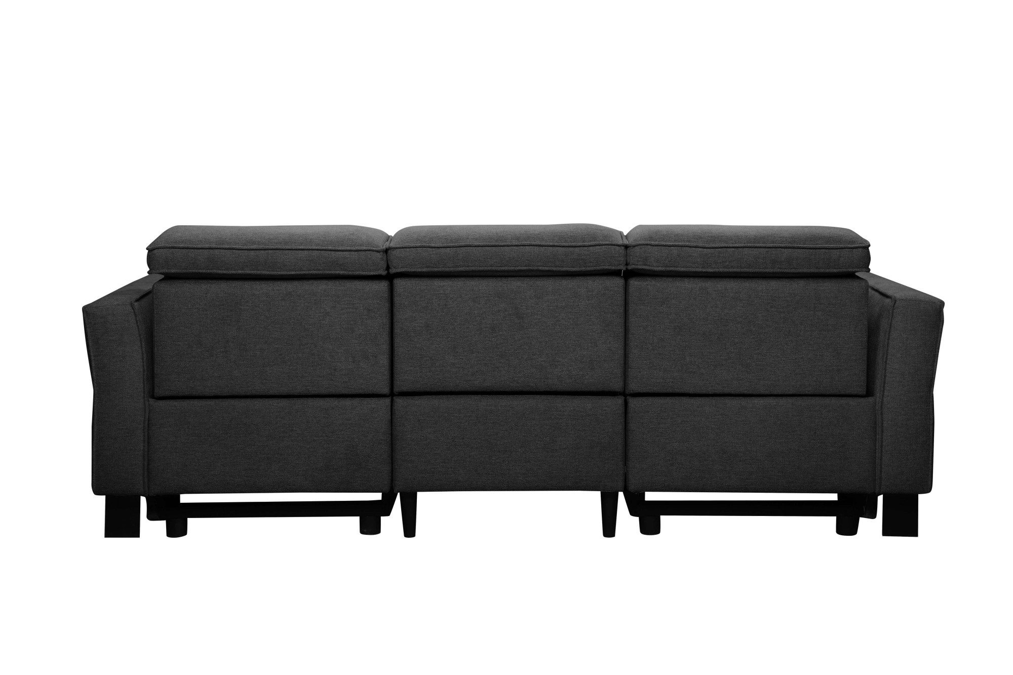 Places of Style 3-zitsbank Carpari, 224 cm, handmatige of elektrische relaxfunctie in 2 zitplaatsen