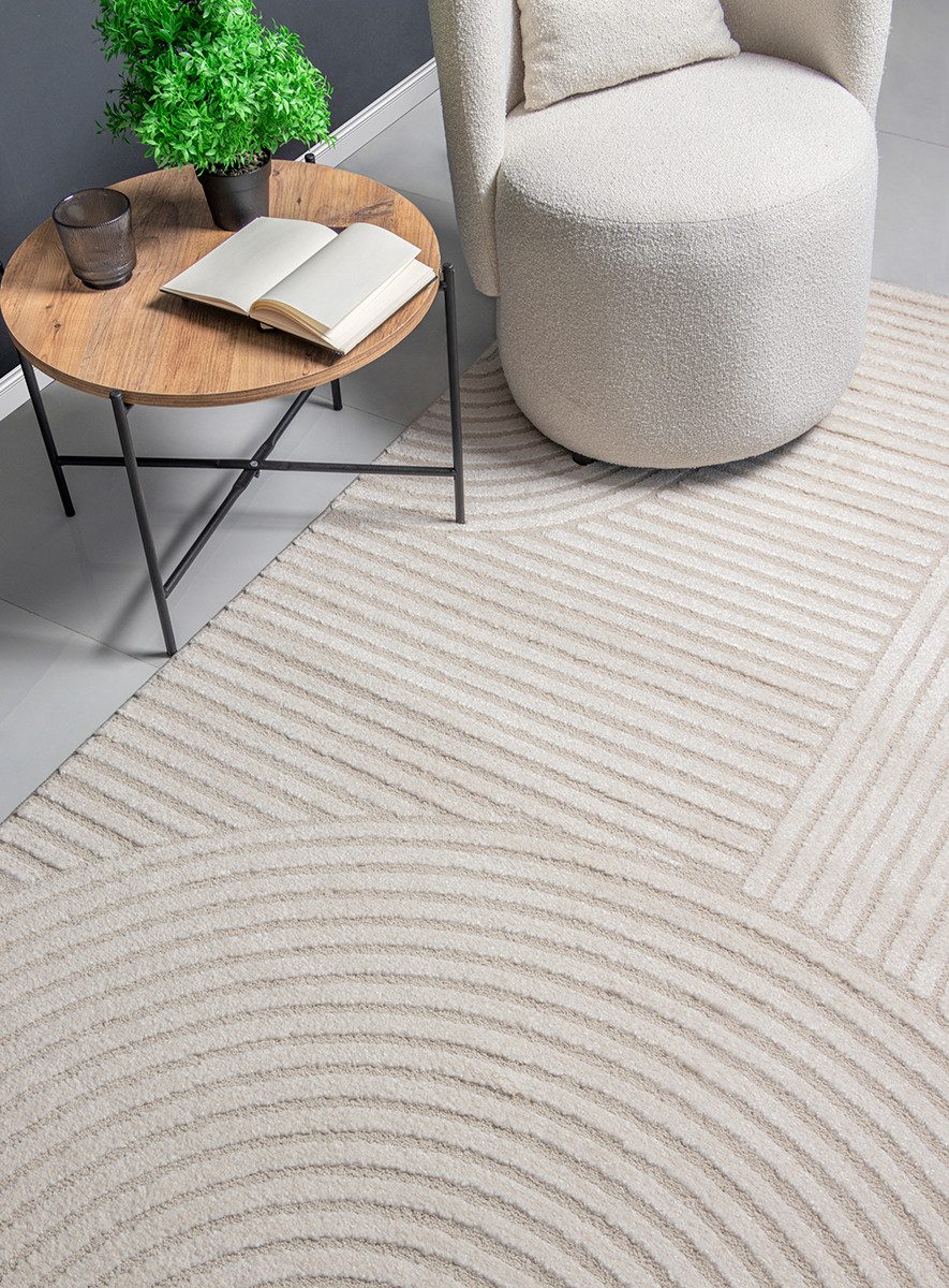 The carpet Vloerkleed Everest moderne woonkamer tapijt met hoge pooldichtheid