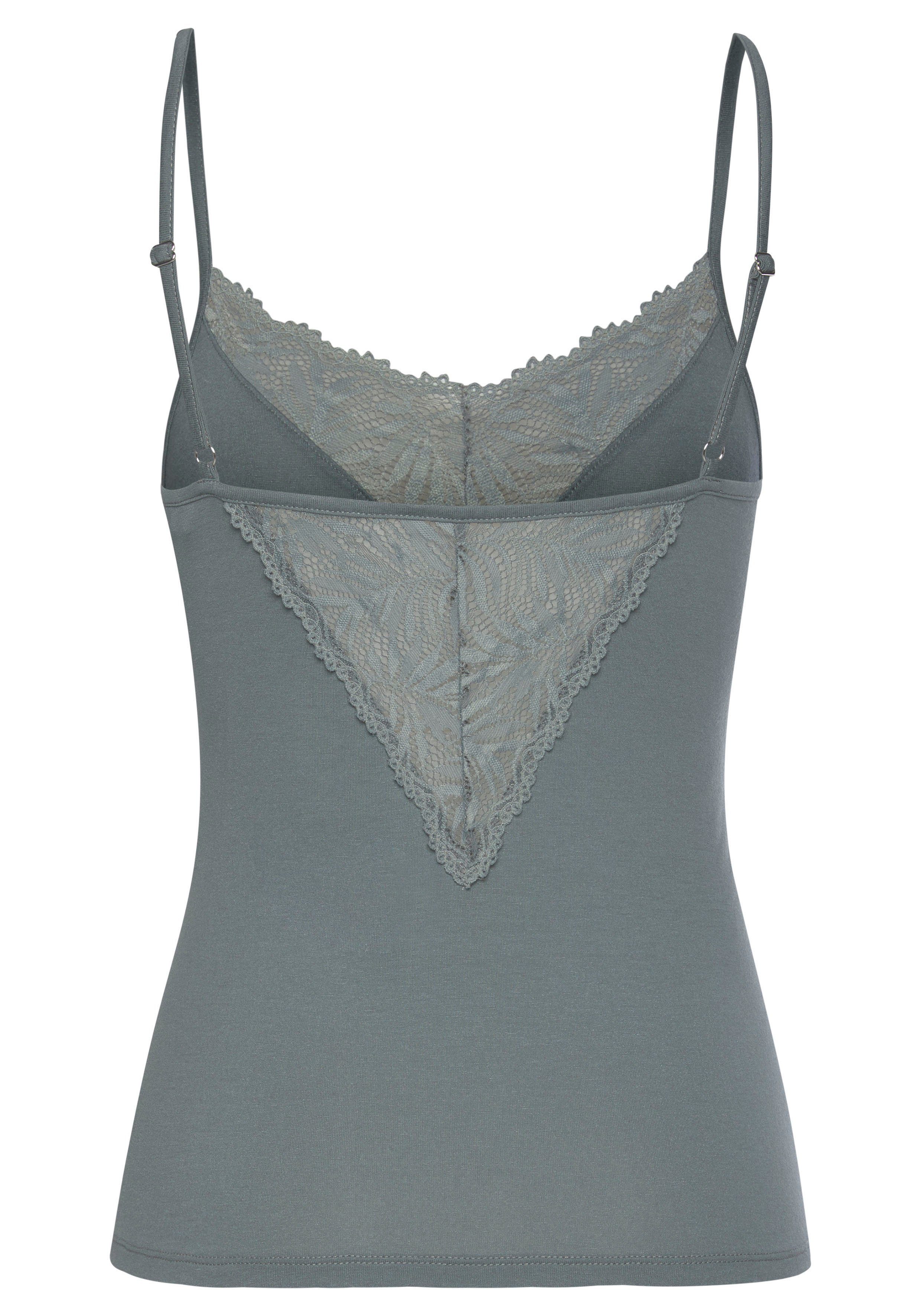 Lascana Kanten top met chique kanten details
