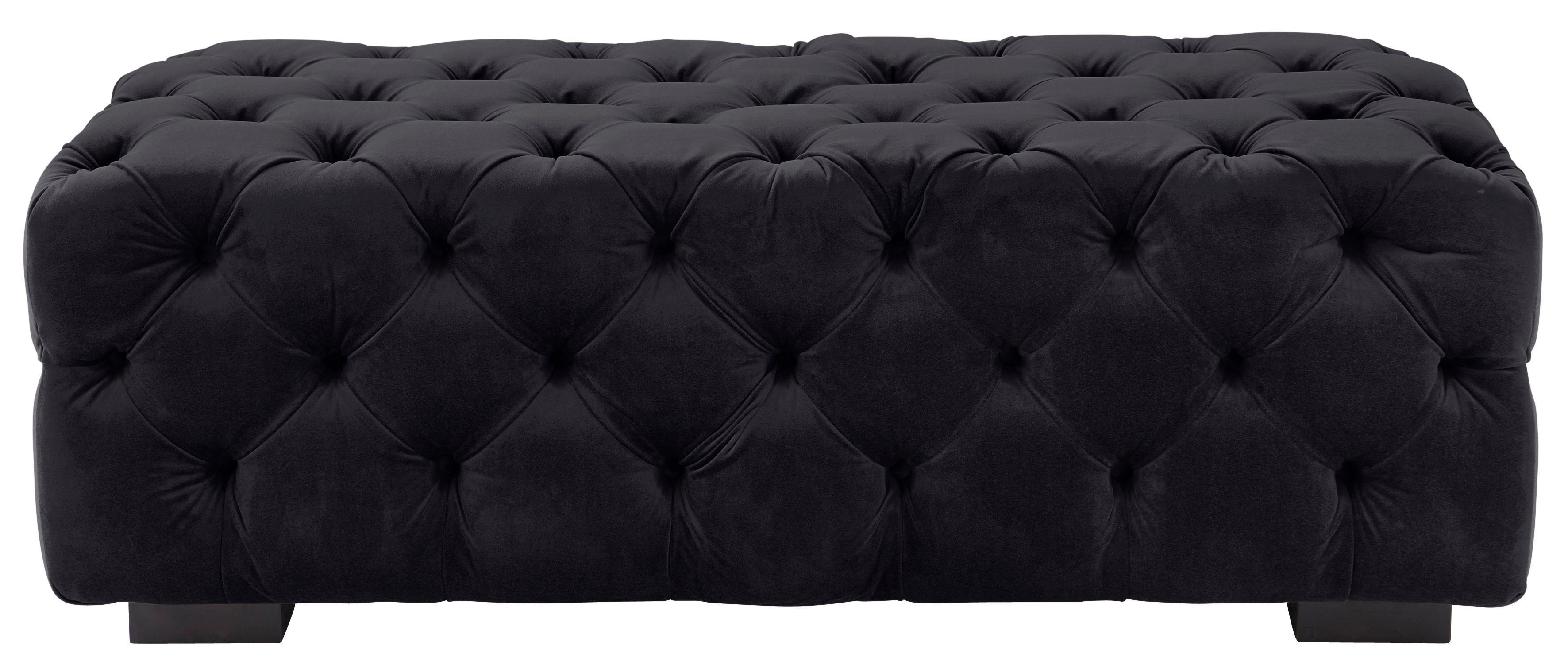 Guido Maria Kretschmer Home&Living Hocker Kalina met klassieke chesterfield-capitonnage