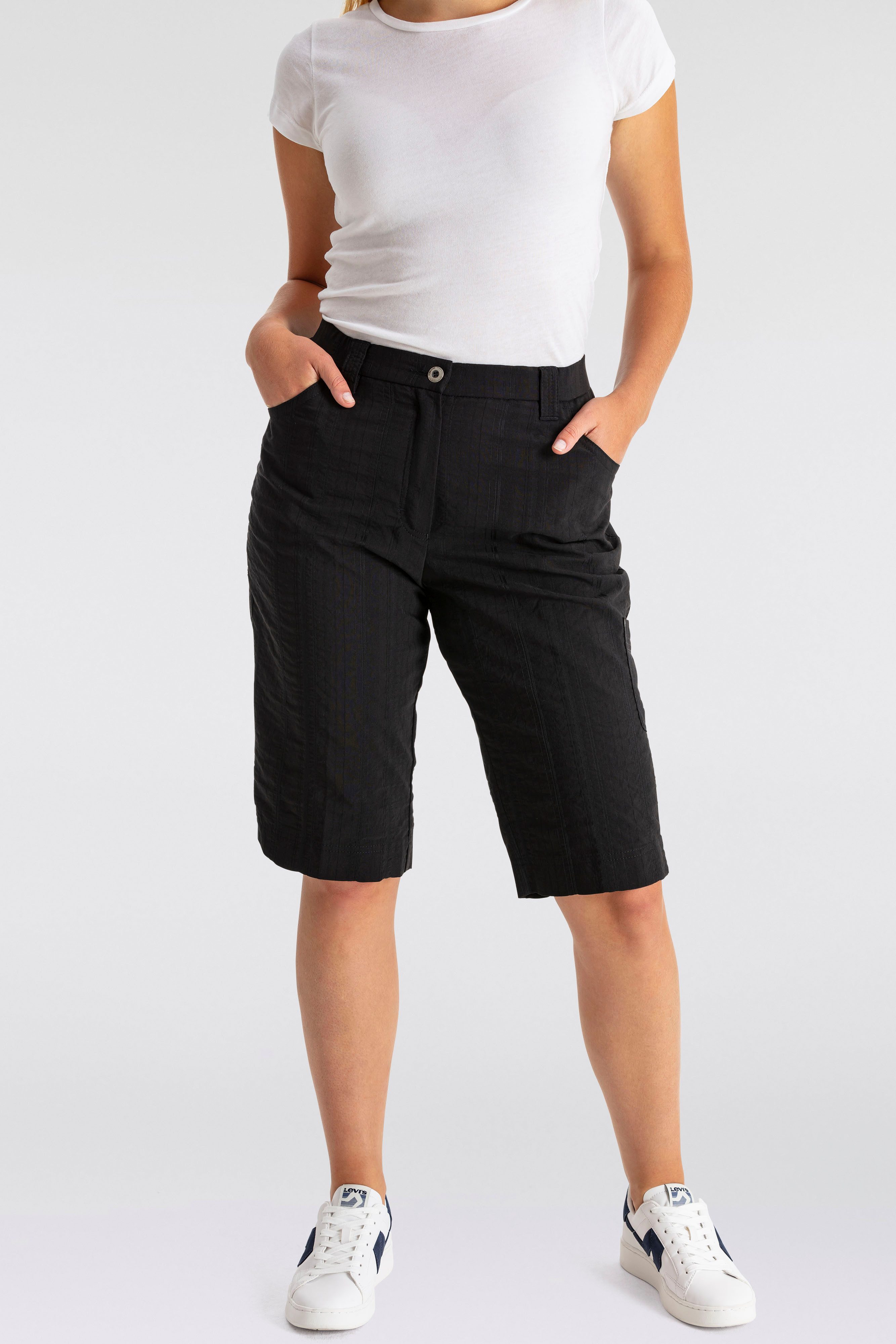 KjBRAND Bermuda Betty Wash & Go dames shorts & bermuda's maat 54 zwart