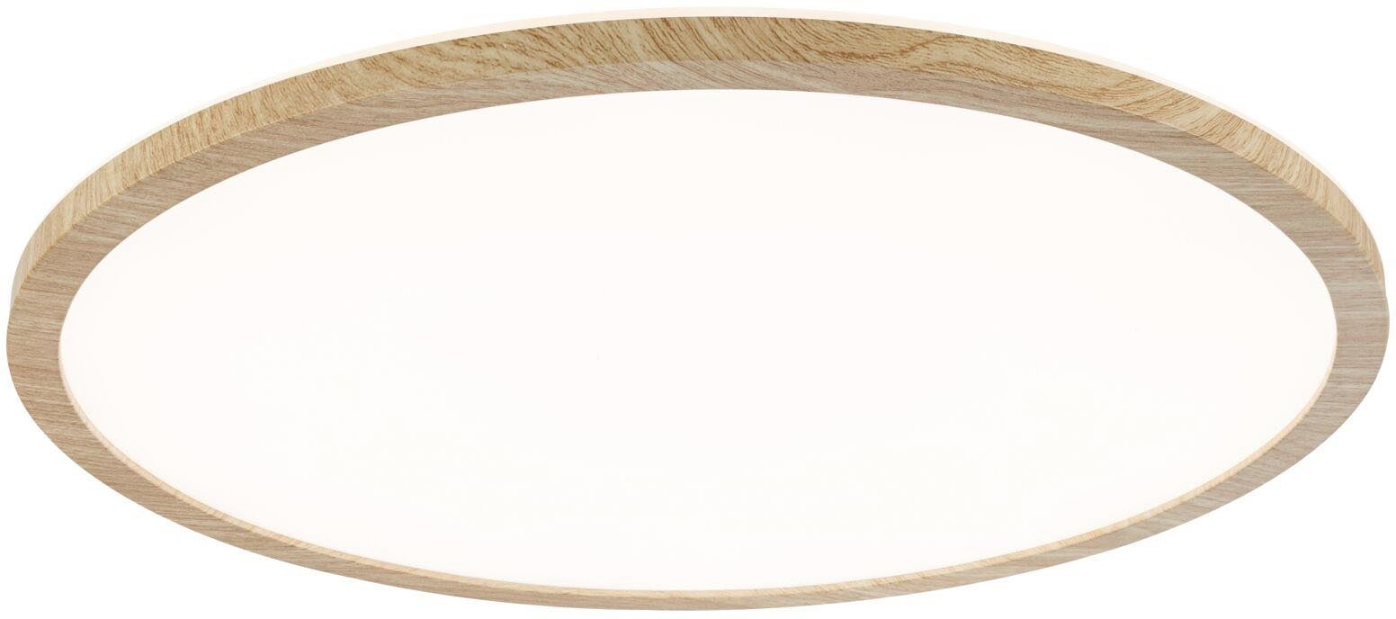 Paulmann Led-paneel Atria Shine 22W 3000K 420mm eik kunststof IP44