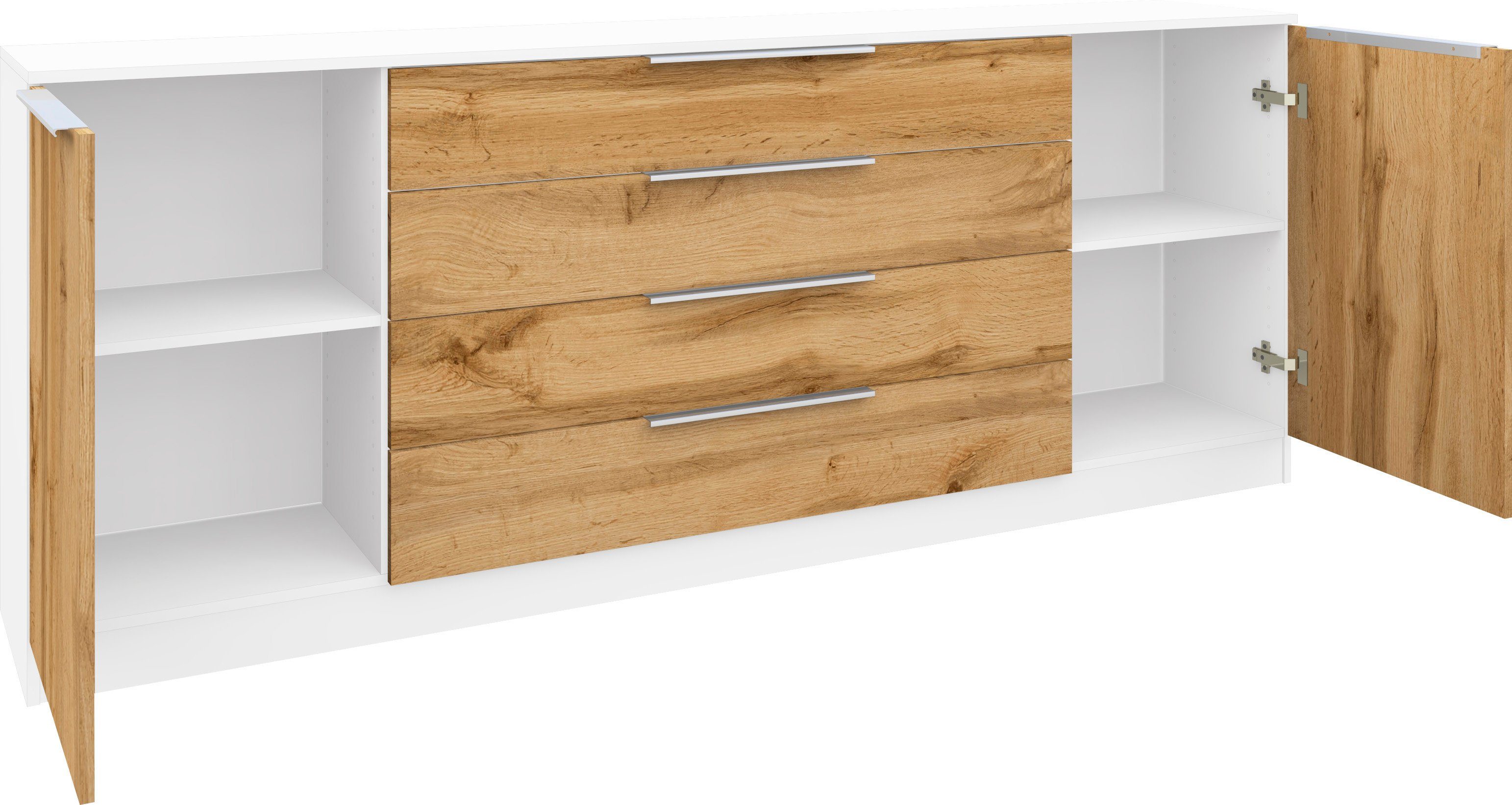 borchardt Möbel Kast Oliva Breedte 200 cm, met 4 lades