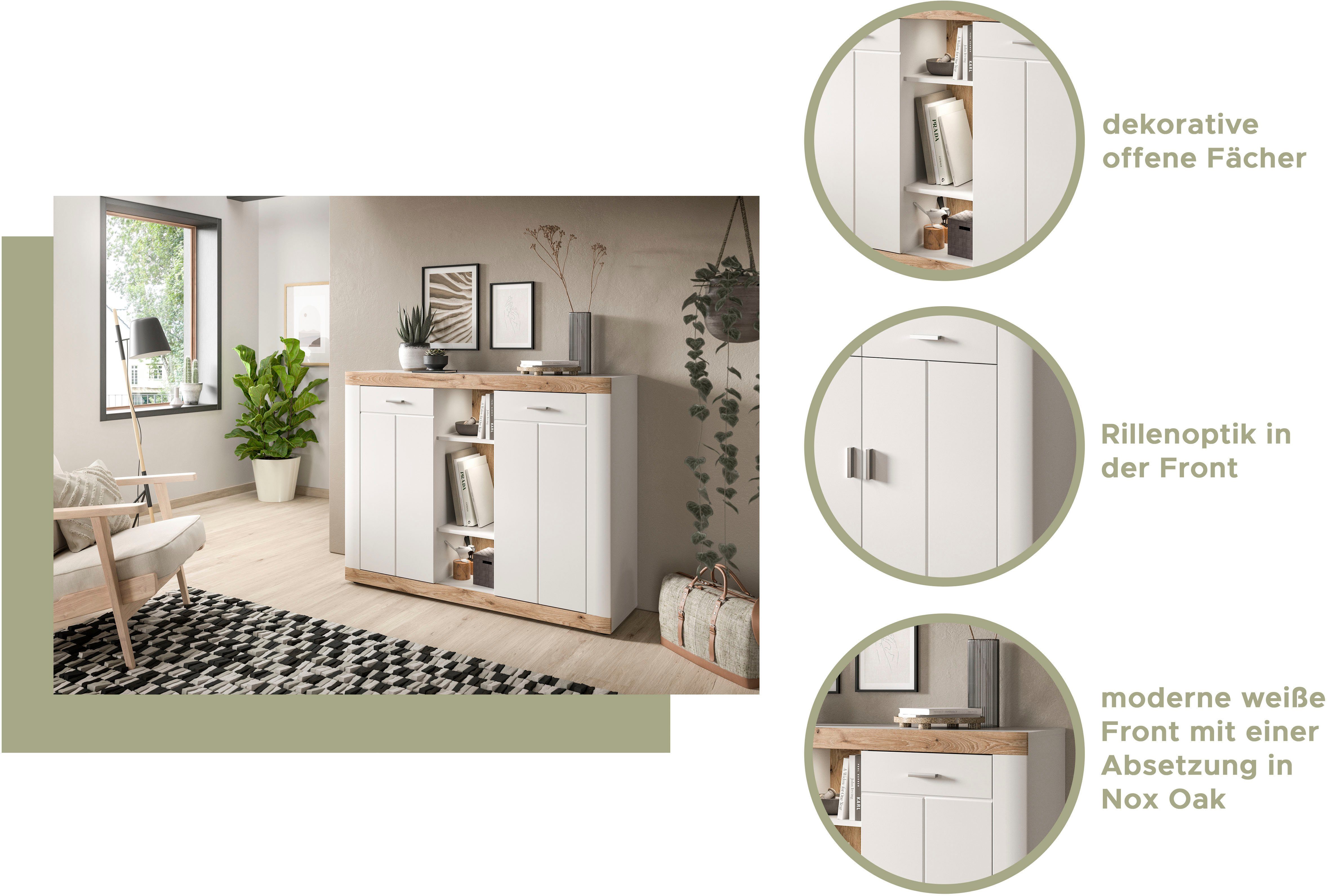 Home affaire Kast Landsby Breedte ca. 91 cm (1 stuk)