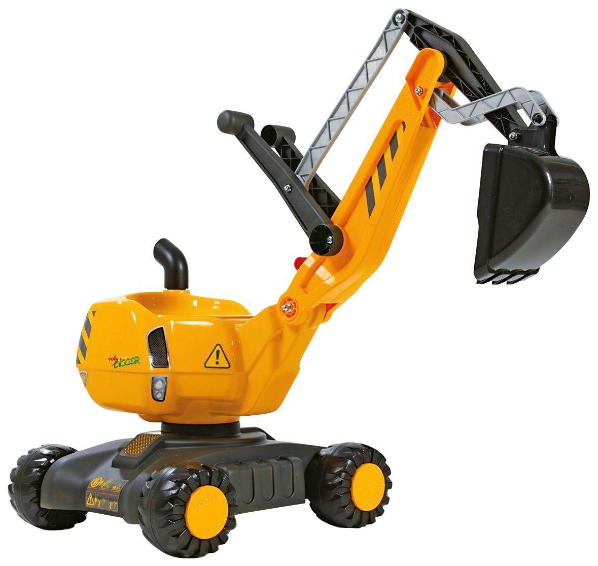 rolly toys® Speelgoed-zitgraafmachine DIGGER BxDxH: 43x102x74 cm