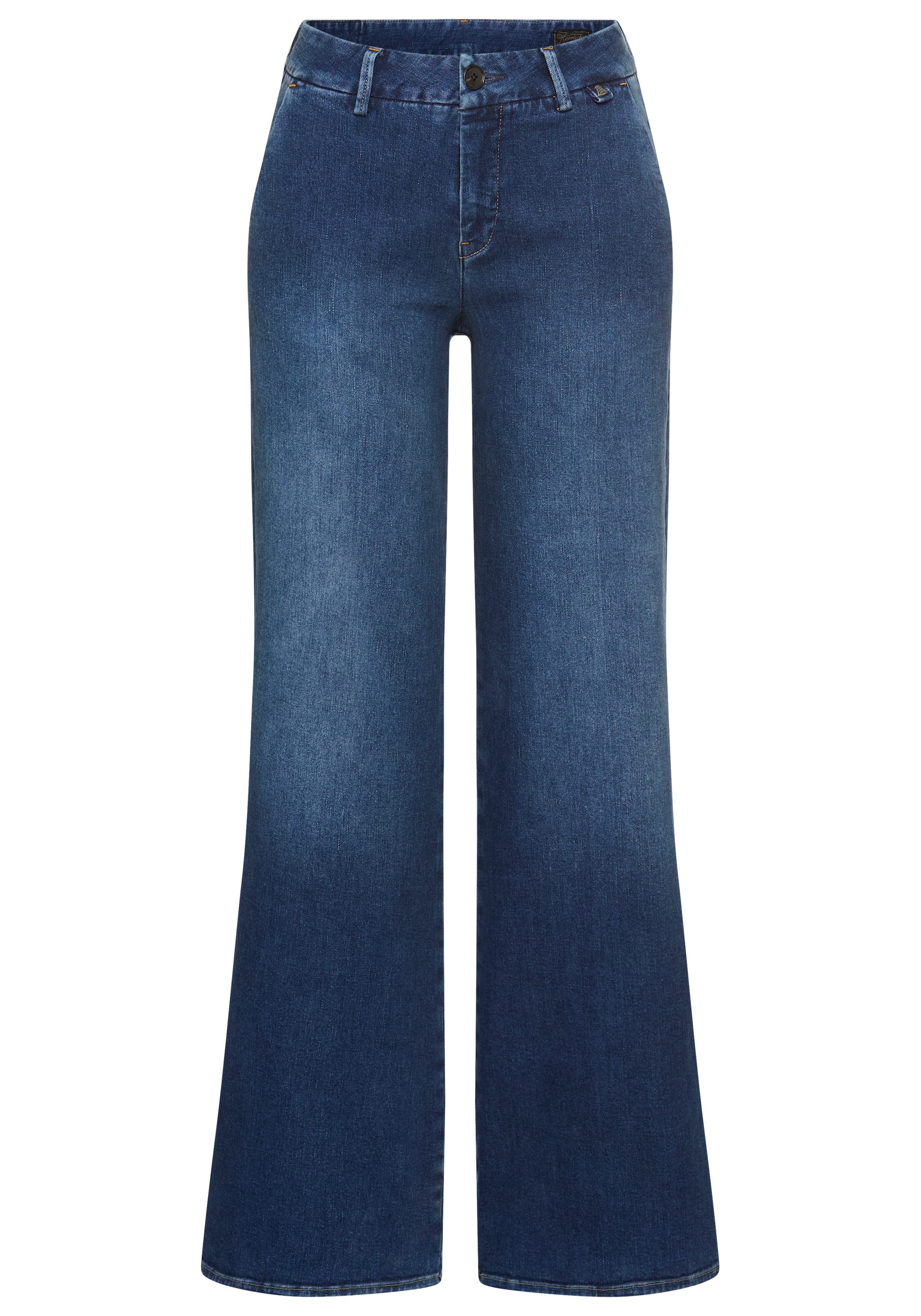 Herrlicher Wijd uitlopende jeans Lovely Flared Denim Cashmere Touch