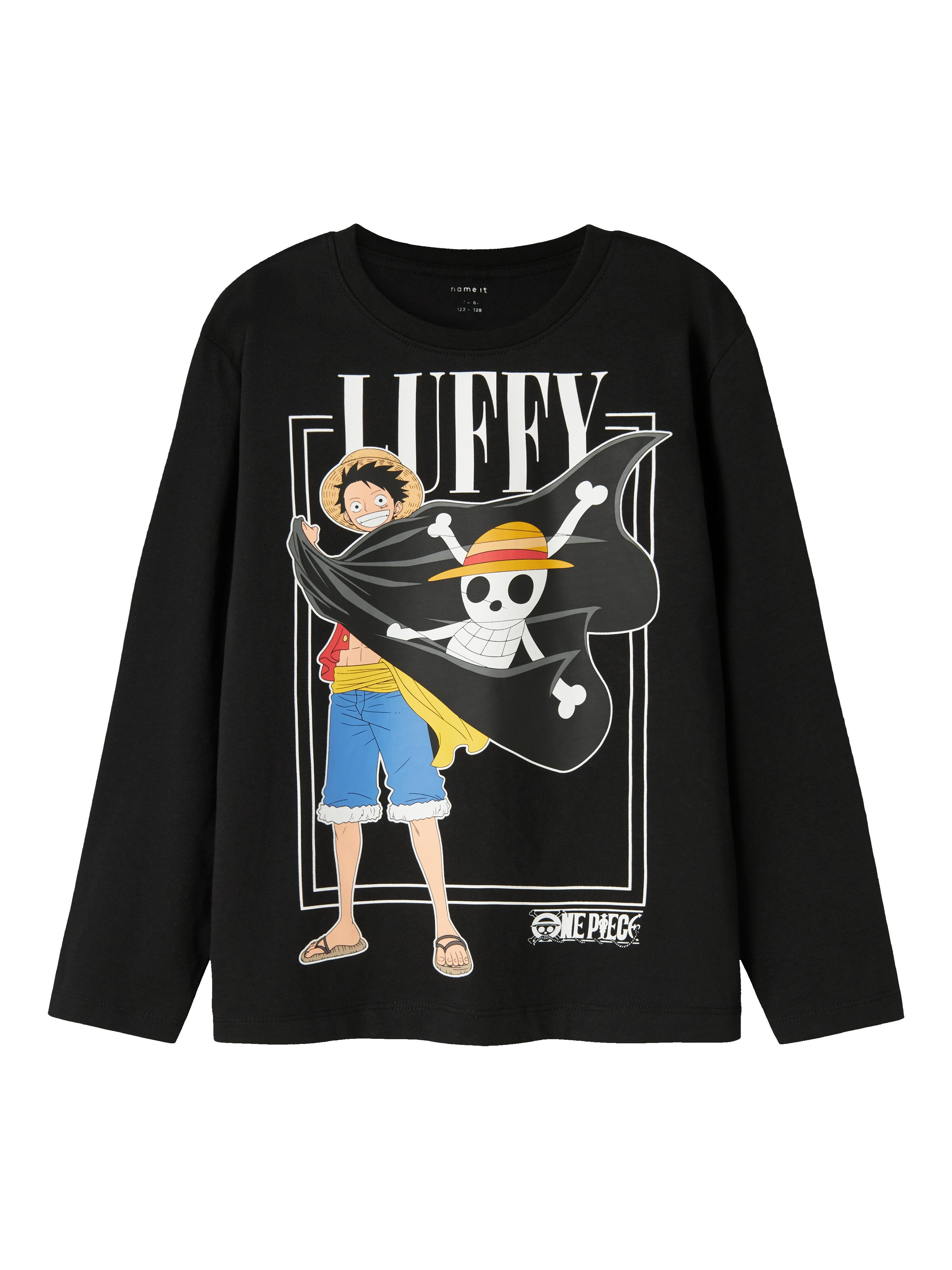 Name It Shirt met lange mouwen NKMARK ONEPIECE LS NREG TOP BOX NOOS VDE