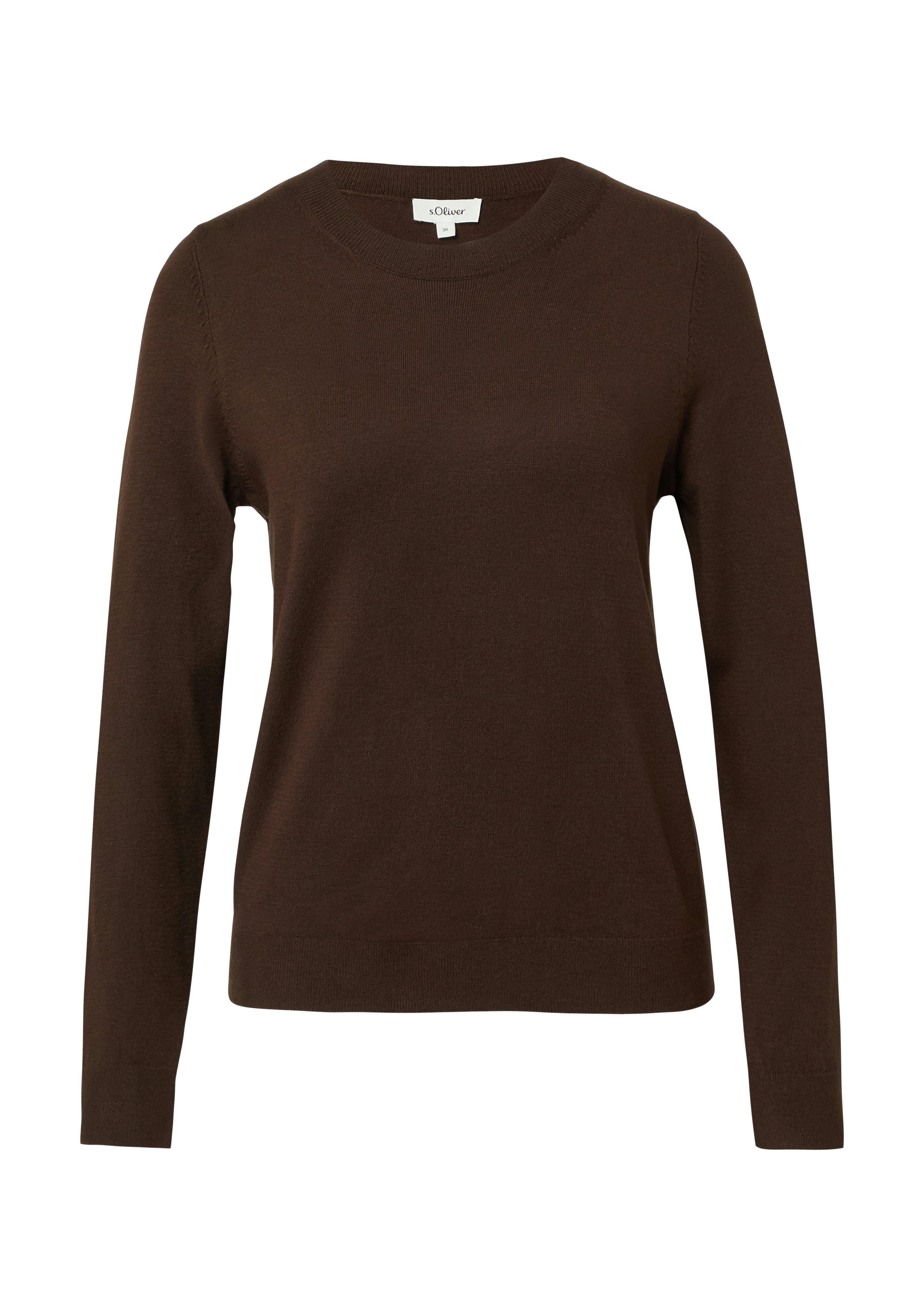 s.Oliver Gebreide trui gemaakt van viscose