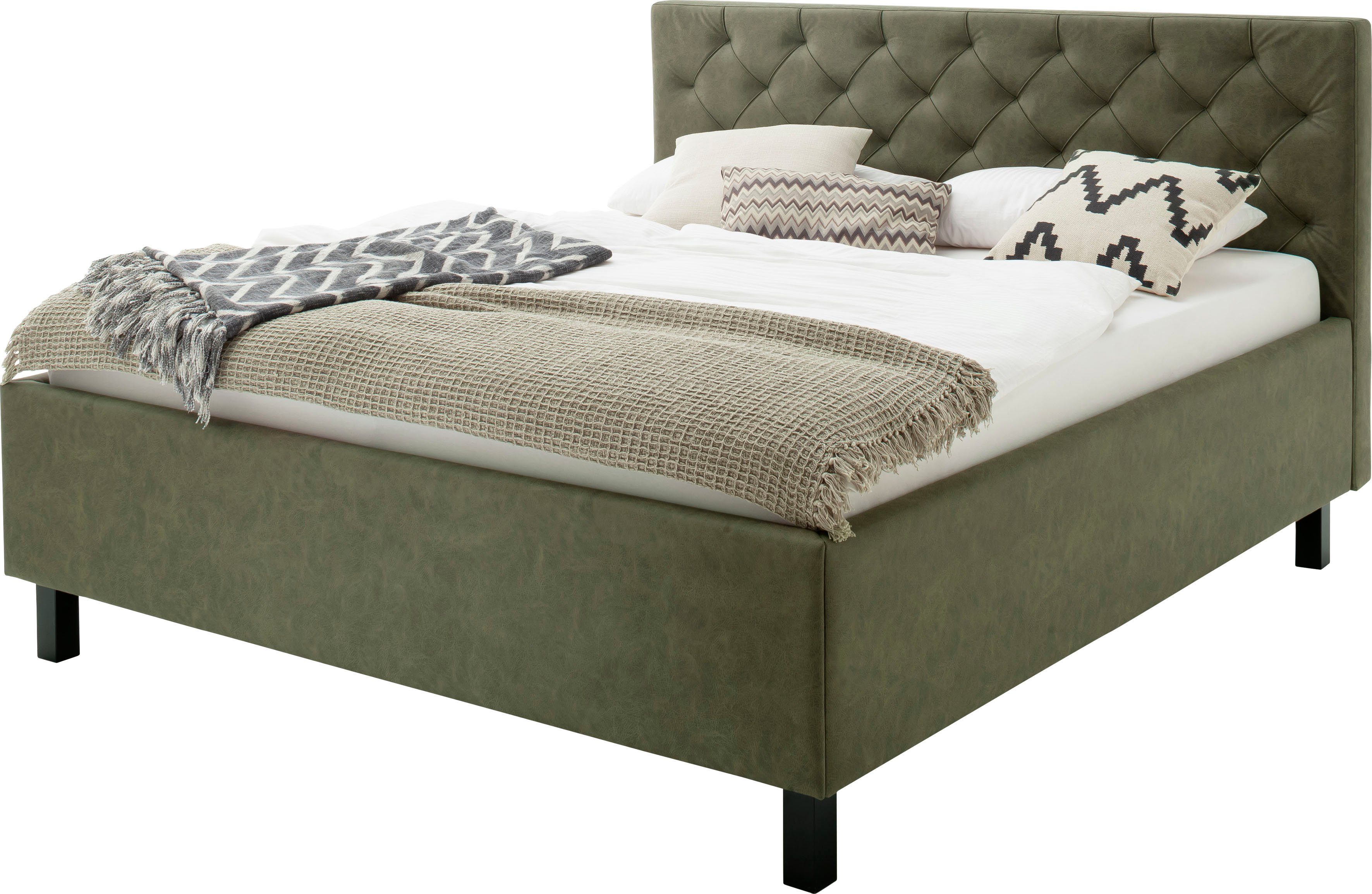 meise.möbel Gestoffeerd bed Sanremo met bedkist