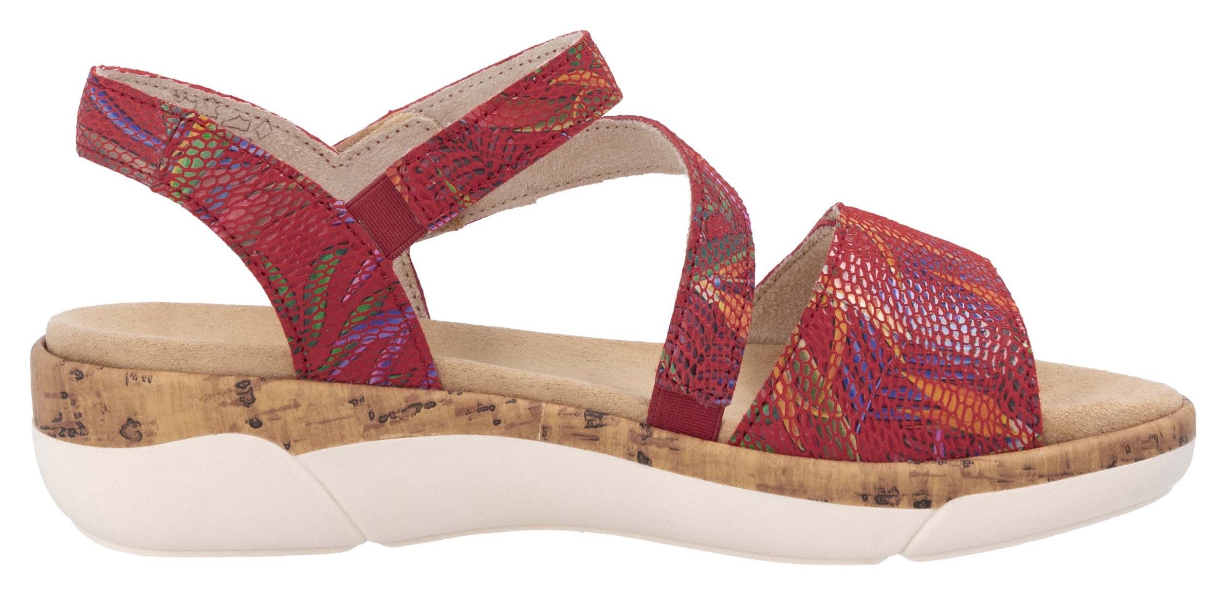 Remonte Sleehaksandaaltjes , zomer schoen, klittenbandschoen, riemchensandaal met zachte binnenzool