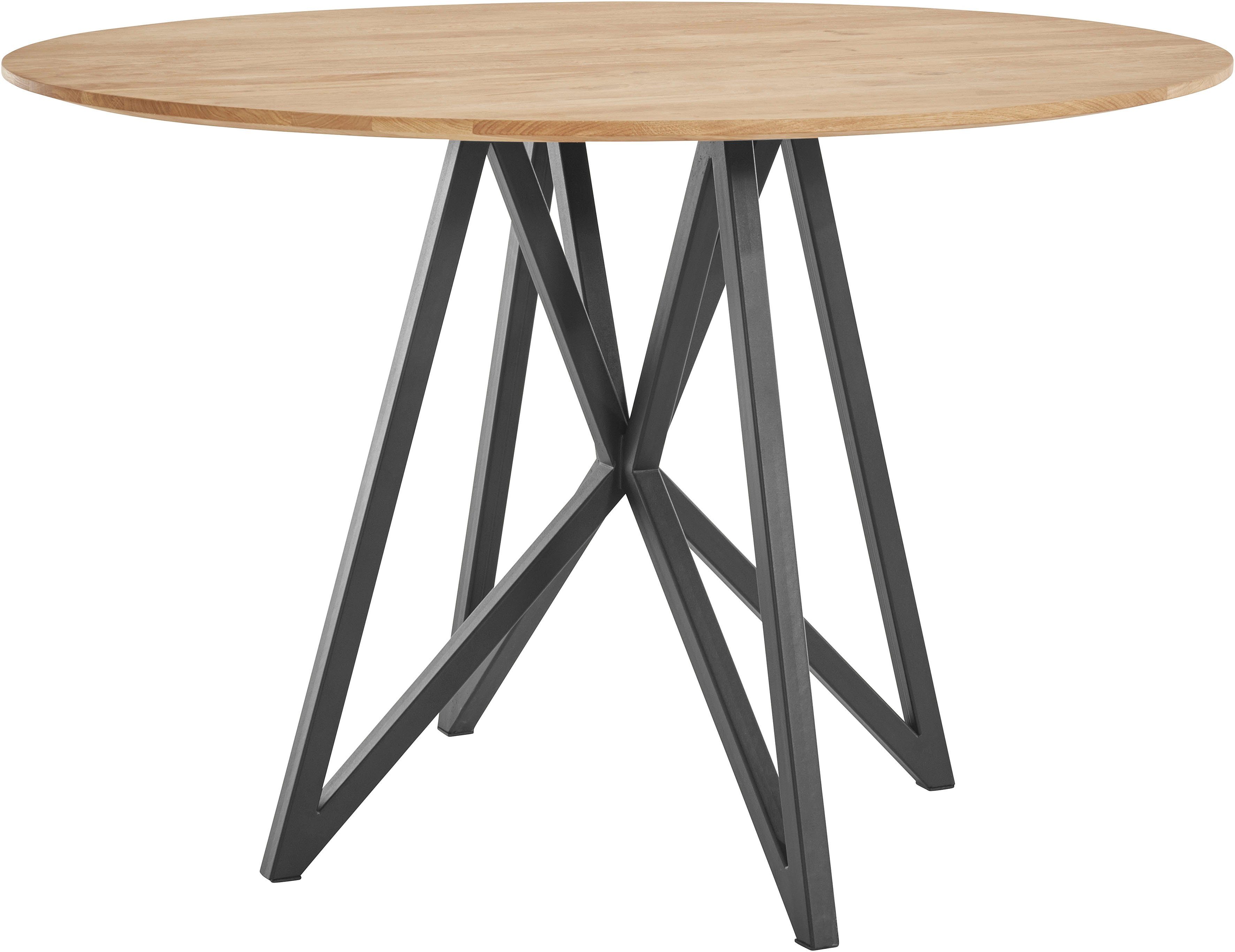 andas Eettafel KRUM van massief hout