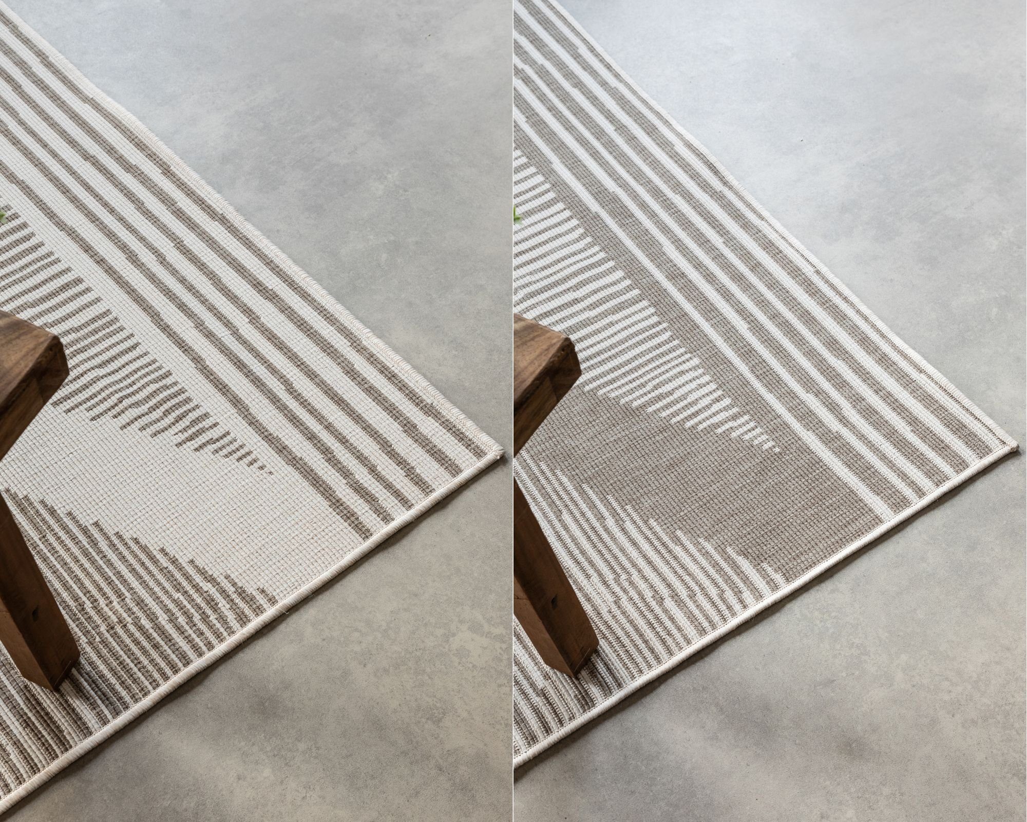 ELLE DECORATION Vloerkleed Rhombus, In- en Outdoor Vlakweefsel, binnen- en buitengebruik, modern, omkeerbaar tapijt, balkon, woonkamer