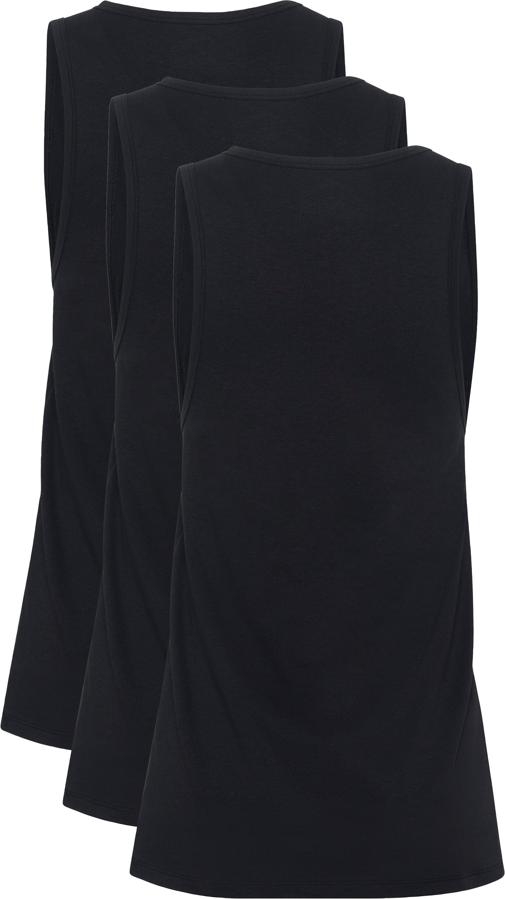 Calvin Klein T-shirt TANK 3PK met logo aan de zoom (3-delig, Set van 3)