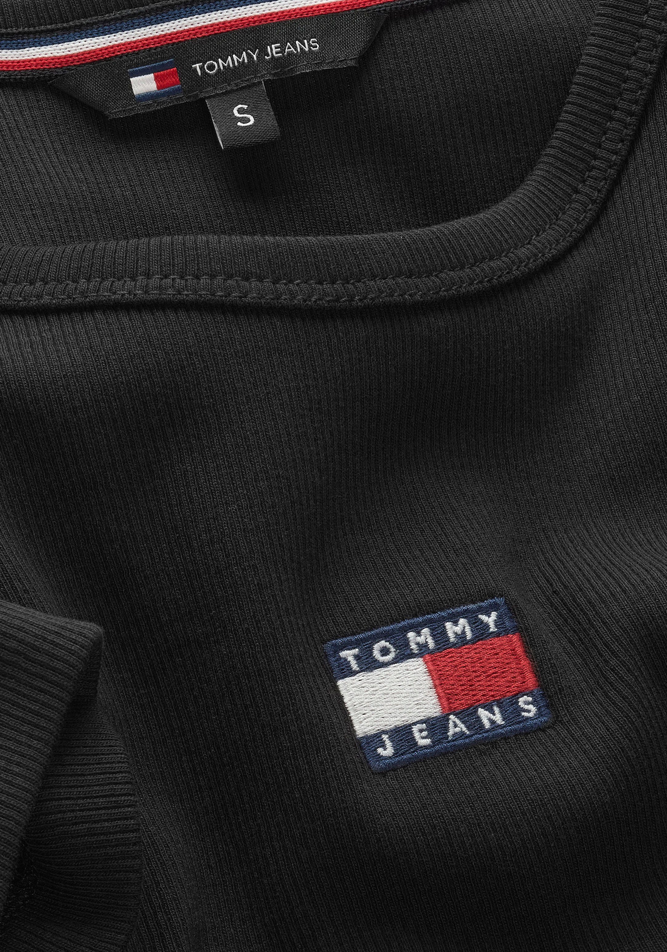 TOMMY JEANS Shirt met korte mouwen TJW SLIM BADGE RIB TEE