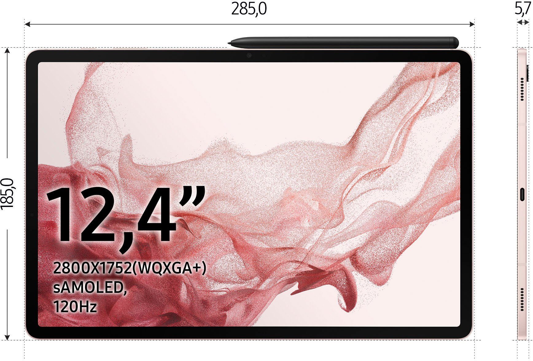 Samsung Tablet Galaxy Tab S8+ 5G, 12,4", Android,One UI,Knox