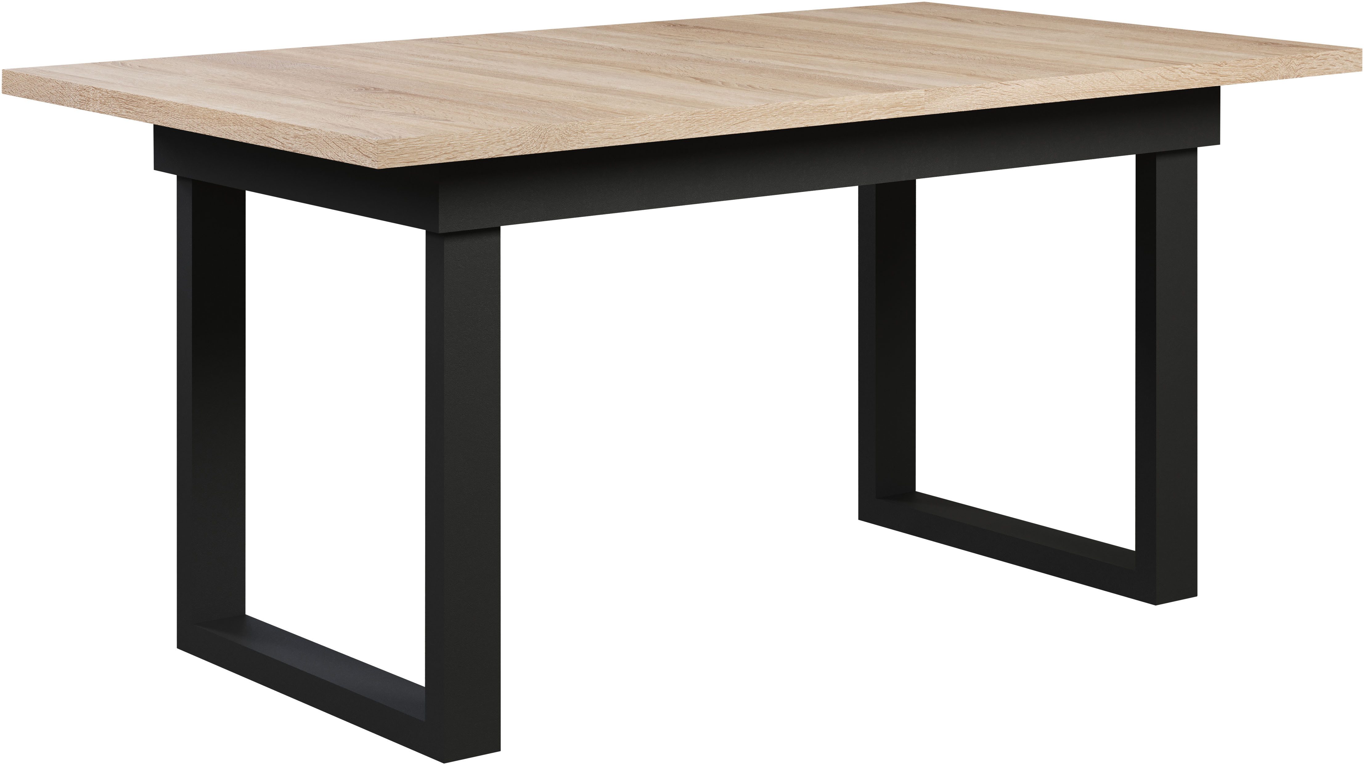 INOSIGN Eettafel Valencia Synchro-uitvoering, metalen runners, uitschuifbaar tot 200 cm
