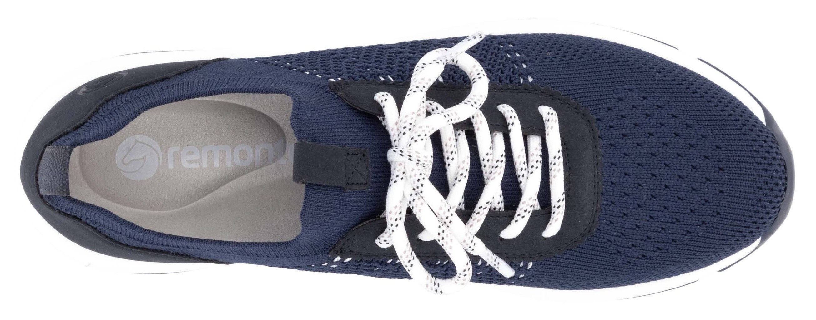 Remonte Slip-on sneakers , vrijetijdsschoen, lage schoen, slipper, instapschoen met aantrek-lussen
