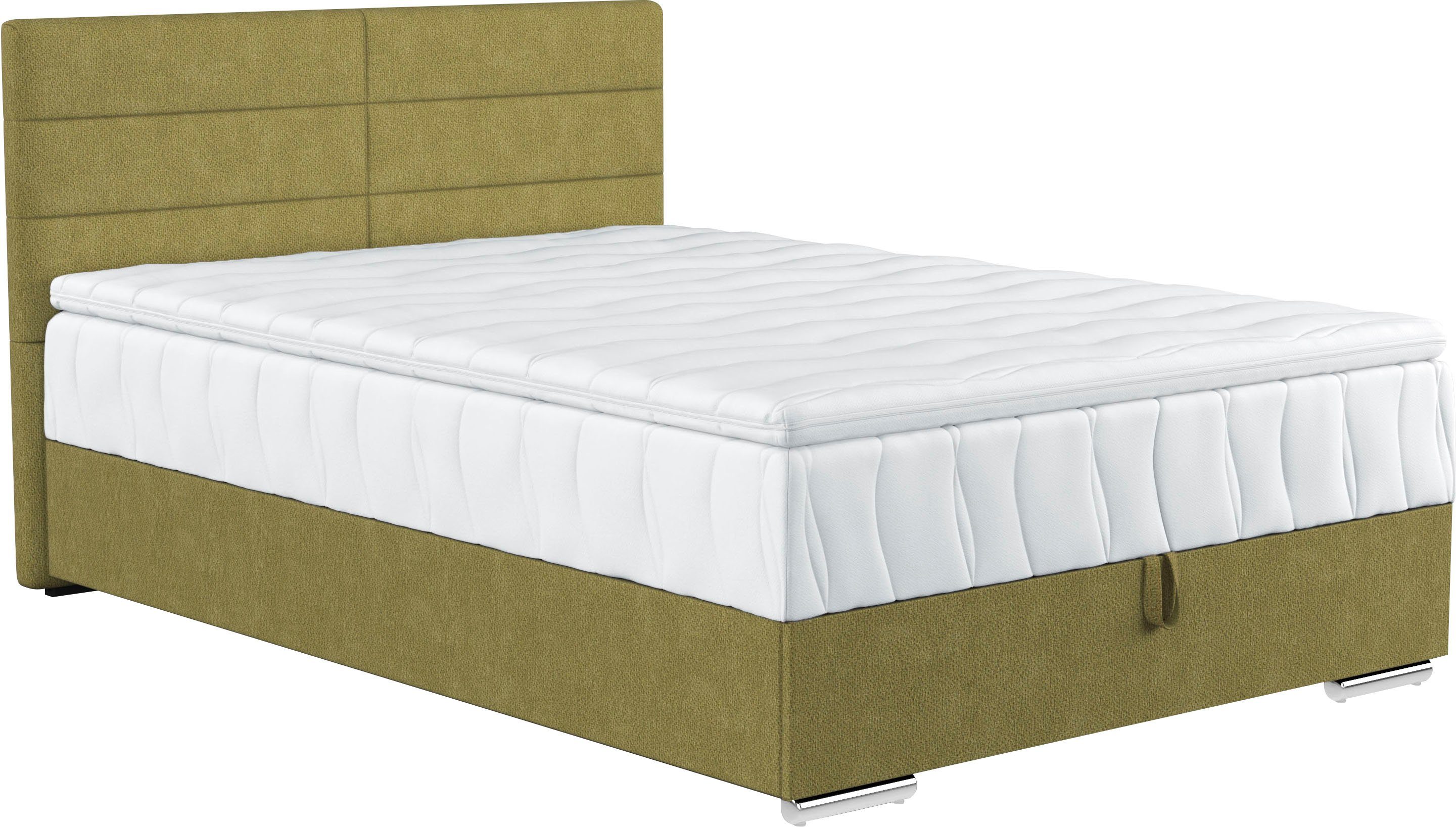 COTTA Boxspring Tom met bedkist, topmatras en sierkussen