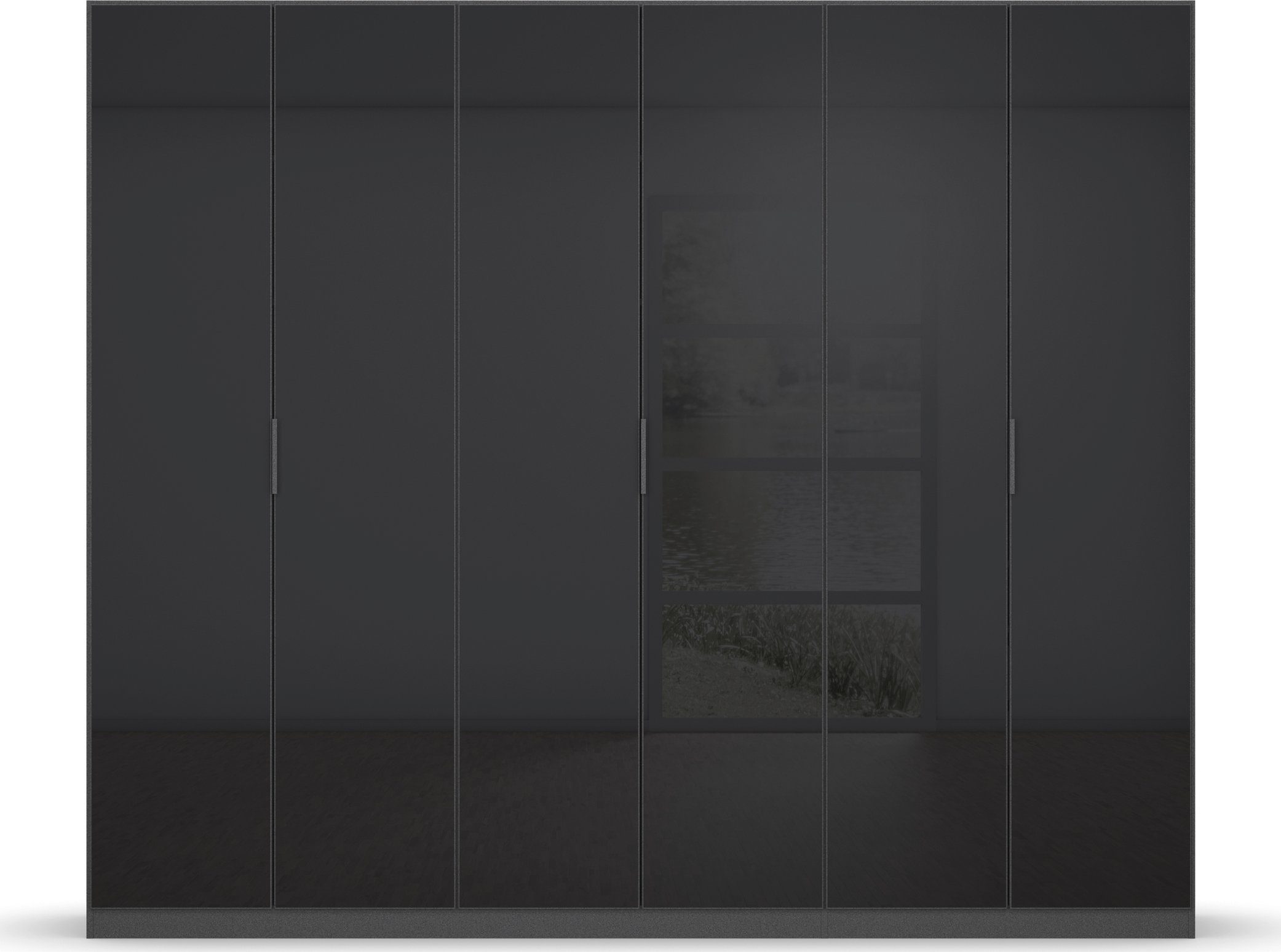 rauch Draaideurkast Kledingkast kast garderobe KOLUNA met hoogwaardige glasfront