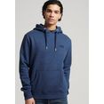superdry hoodie logo emb hood blauw