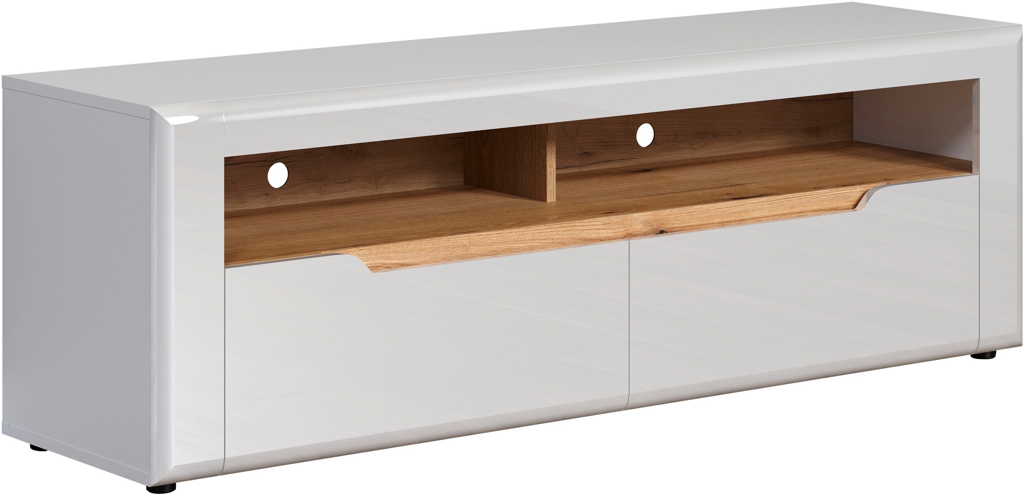 INOSIGN Tv-meubel Graz TV-kast Grifflos TV-lage kast, breedte 150 cm (1 stuk)