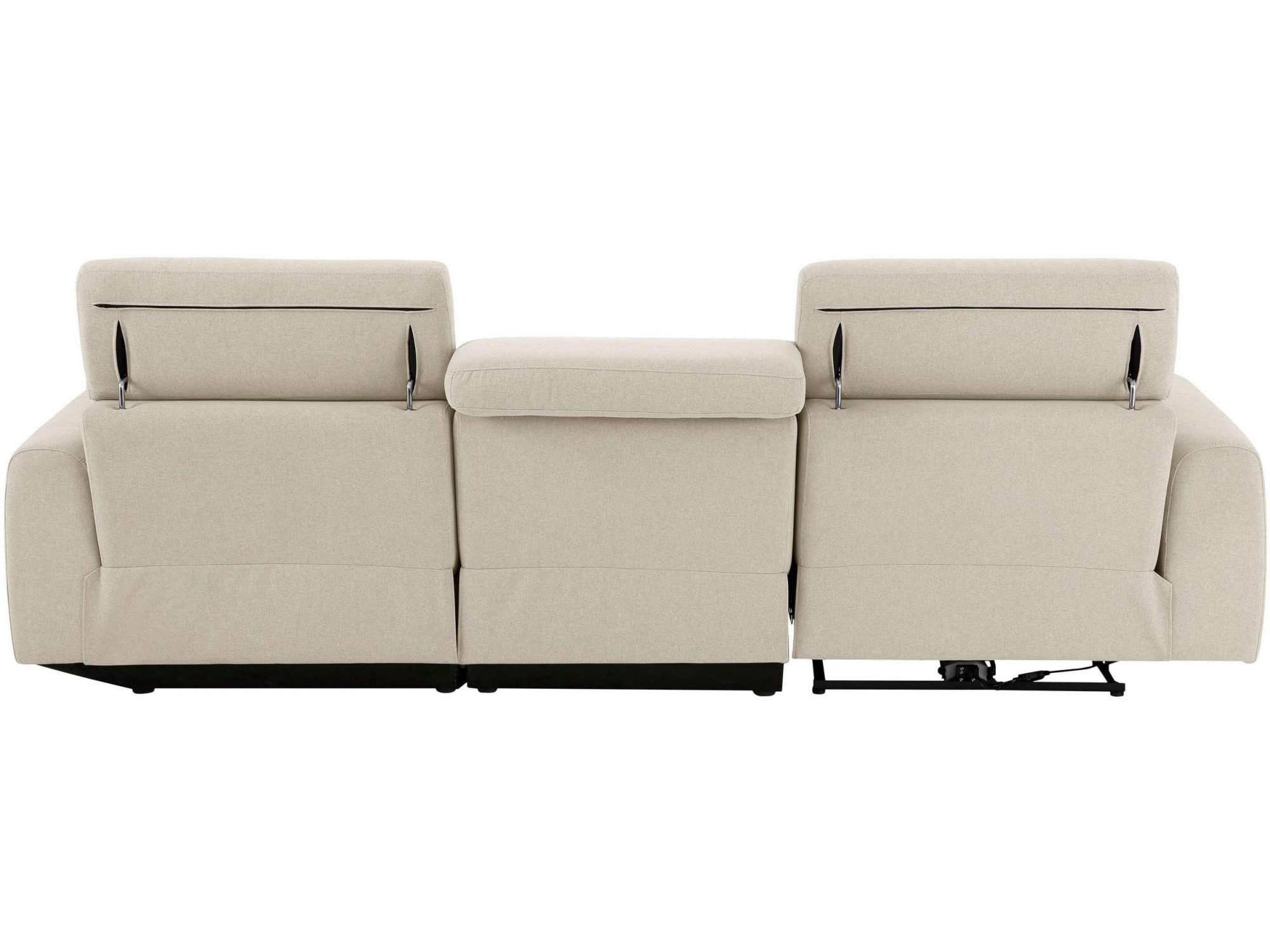 Home affaire Hoekbank Sentrano, L-vorm, 275 cm, man. of electr. relaxfunctie en usb/kopverstelling