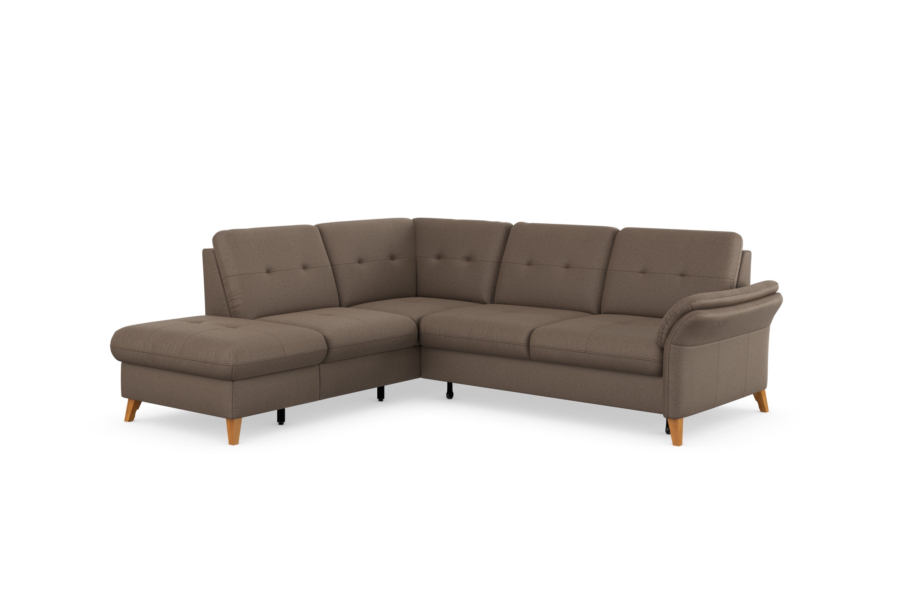 sit&more Hoekbank Göteborg inclusief zitdiepteverstelling, optioneel met bedfunctie & bedlade