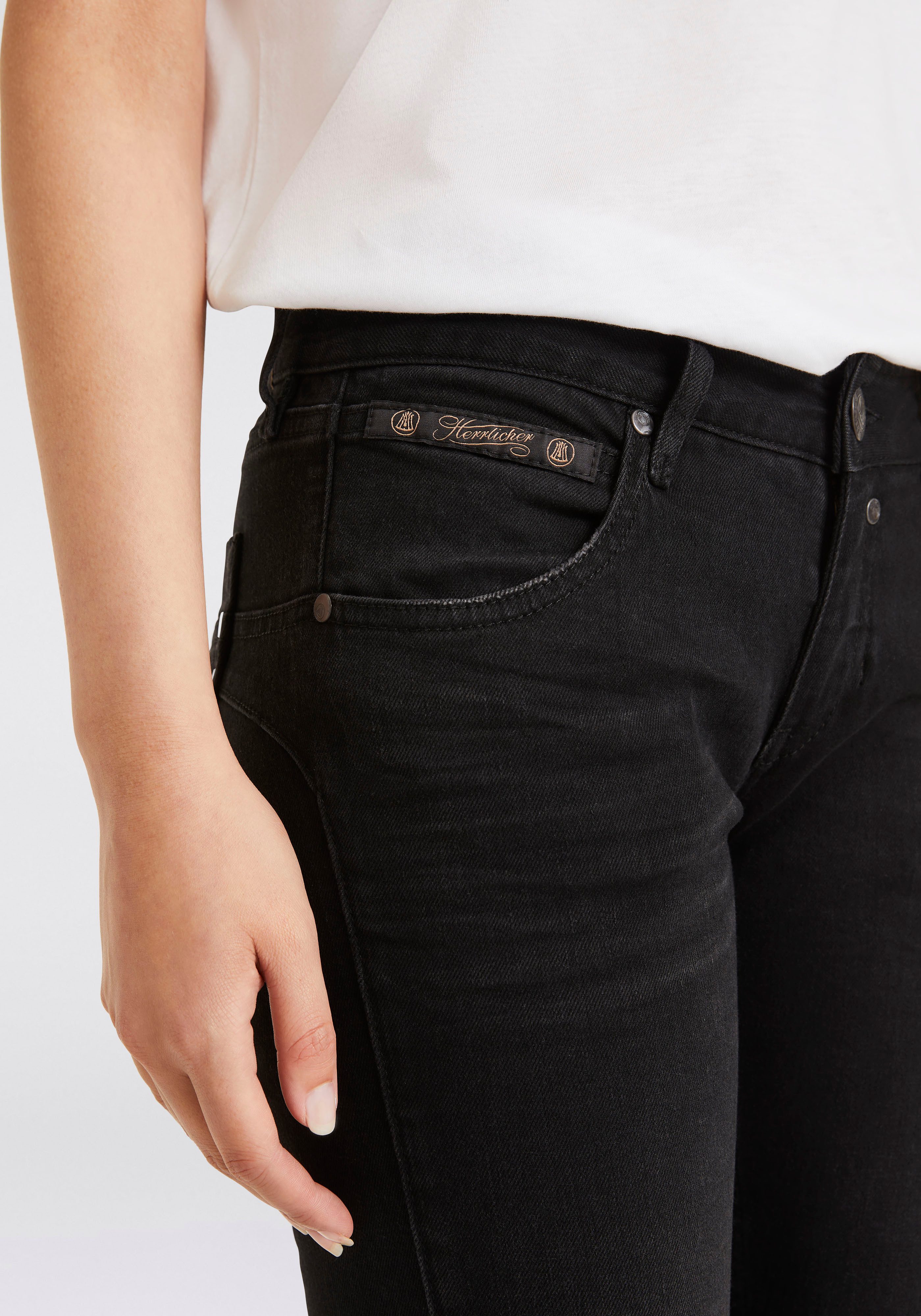Herrlicher Slim fit jeans Touch Slim Recycled Denim Black Stretch