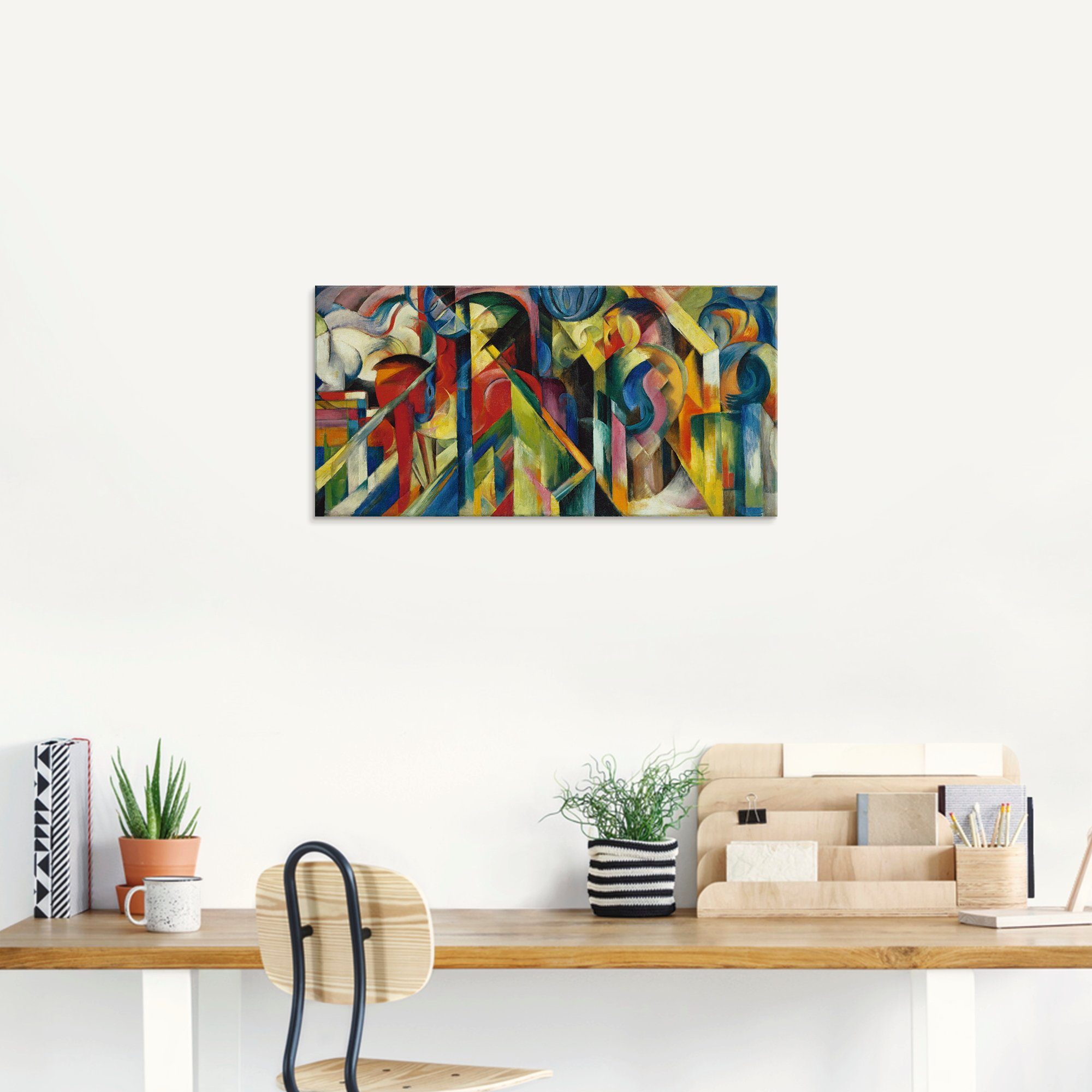 Artland Print op glas Stal. 1913 in verschillende maten