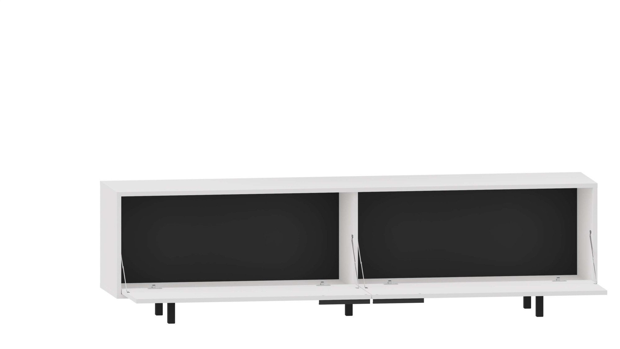 INOSIGN Tv-meubel Dinant TV-kast met 2 kleppen, kabeldoorvoer, breedte 150 cm, hoogte 50 cm