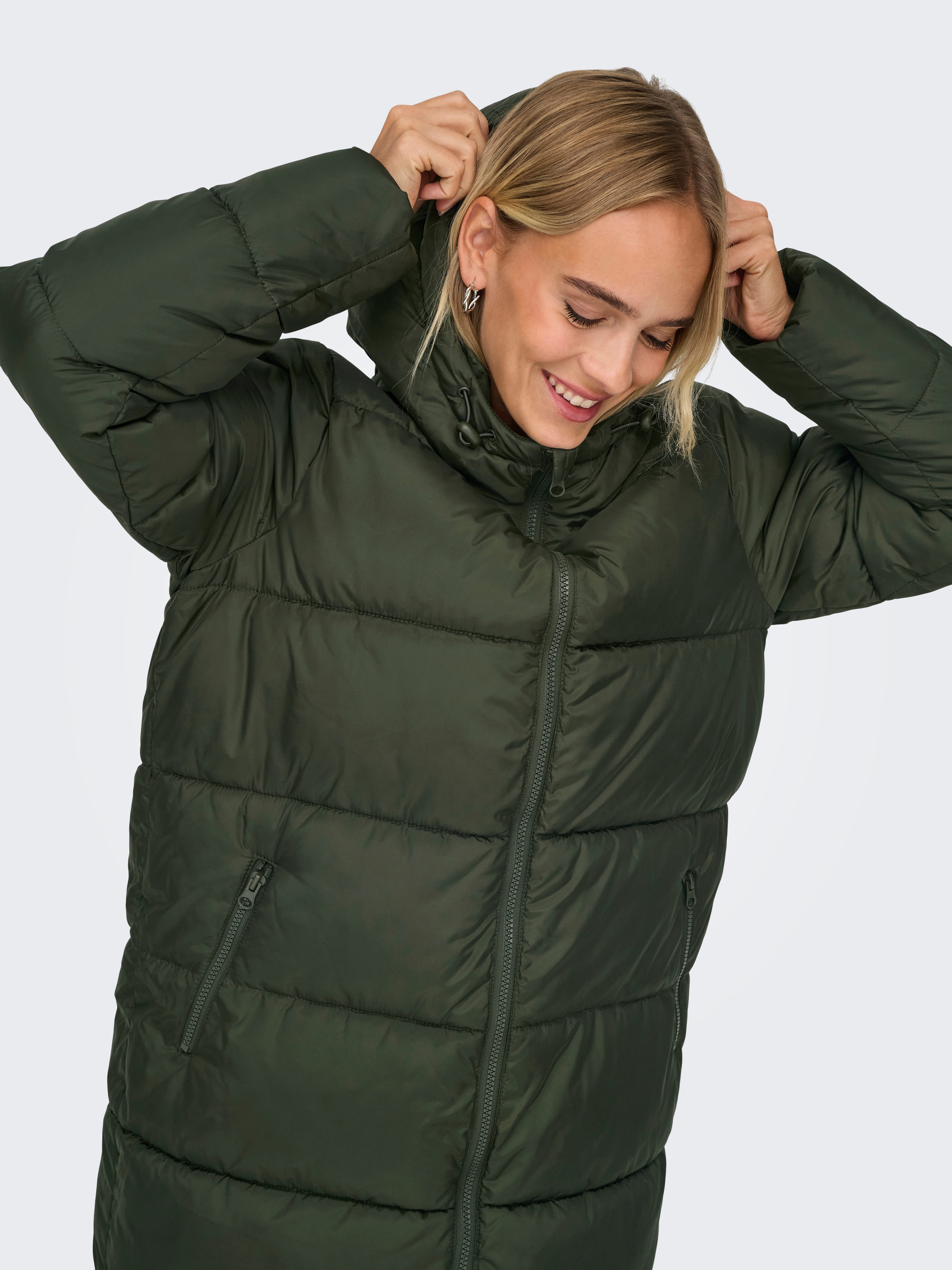 Only Gewatteerde jas ONLMONTANA LONG PUFFER JACKET NOOS OTW