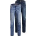 jack  jones slim fit jeans glenn original set van 2 (set, 2-delig, set van 2) blauw