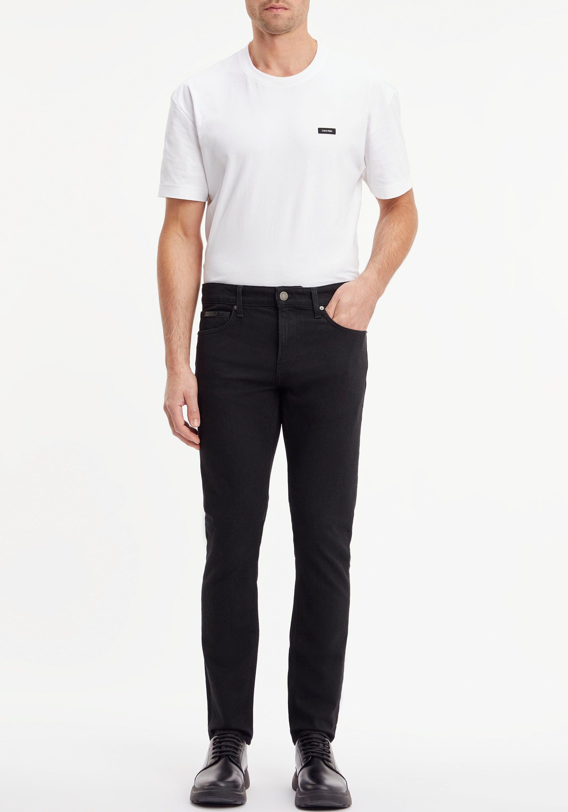 Calvin Klein Slim fit jeans SLIM FIT RINSE BLACK