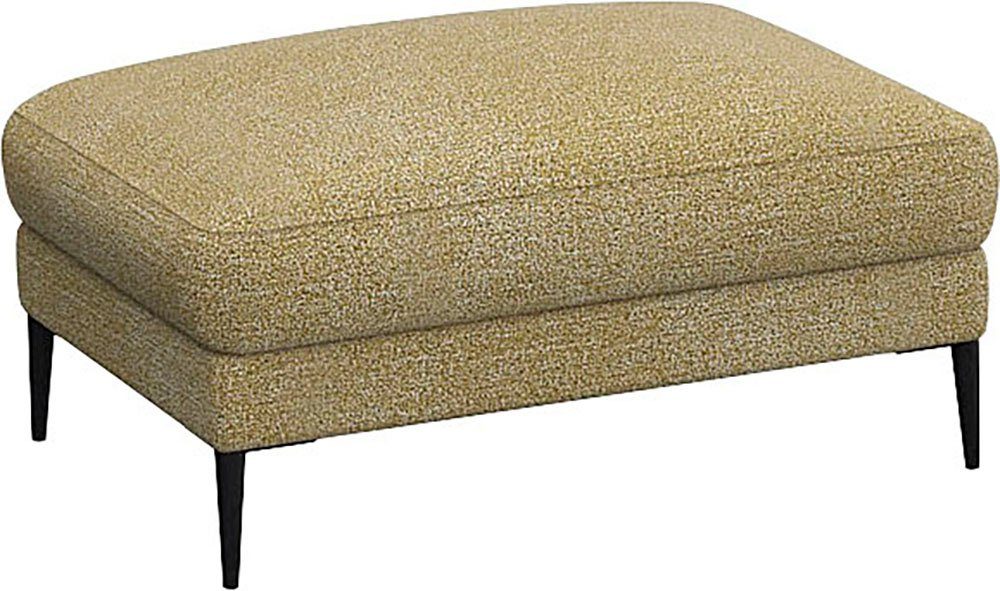 FLEXLUX Poef Belle gestoffeerde hocker, zithocker Scandinavisch design, in een sublieme verwerking