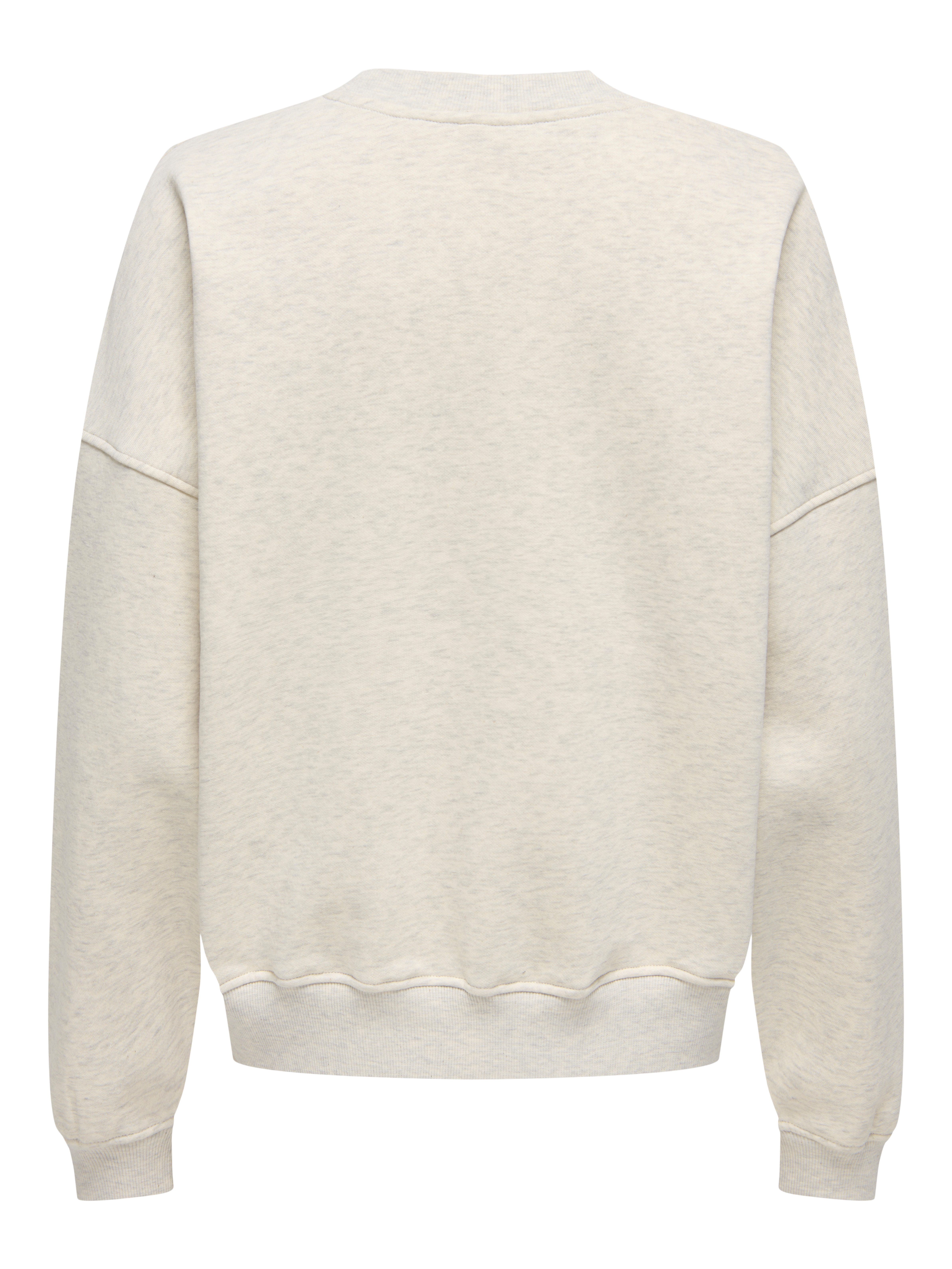 JDY Sweatshirt JDYMESA L/S O-NECK EMB SWEAT JRS NOOS