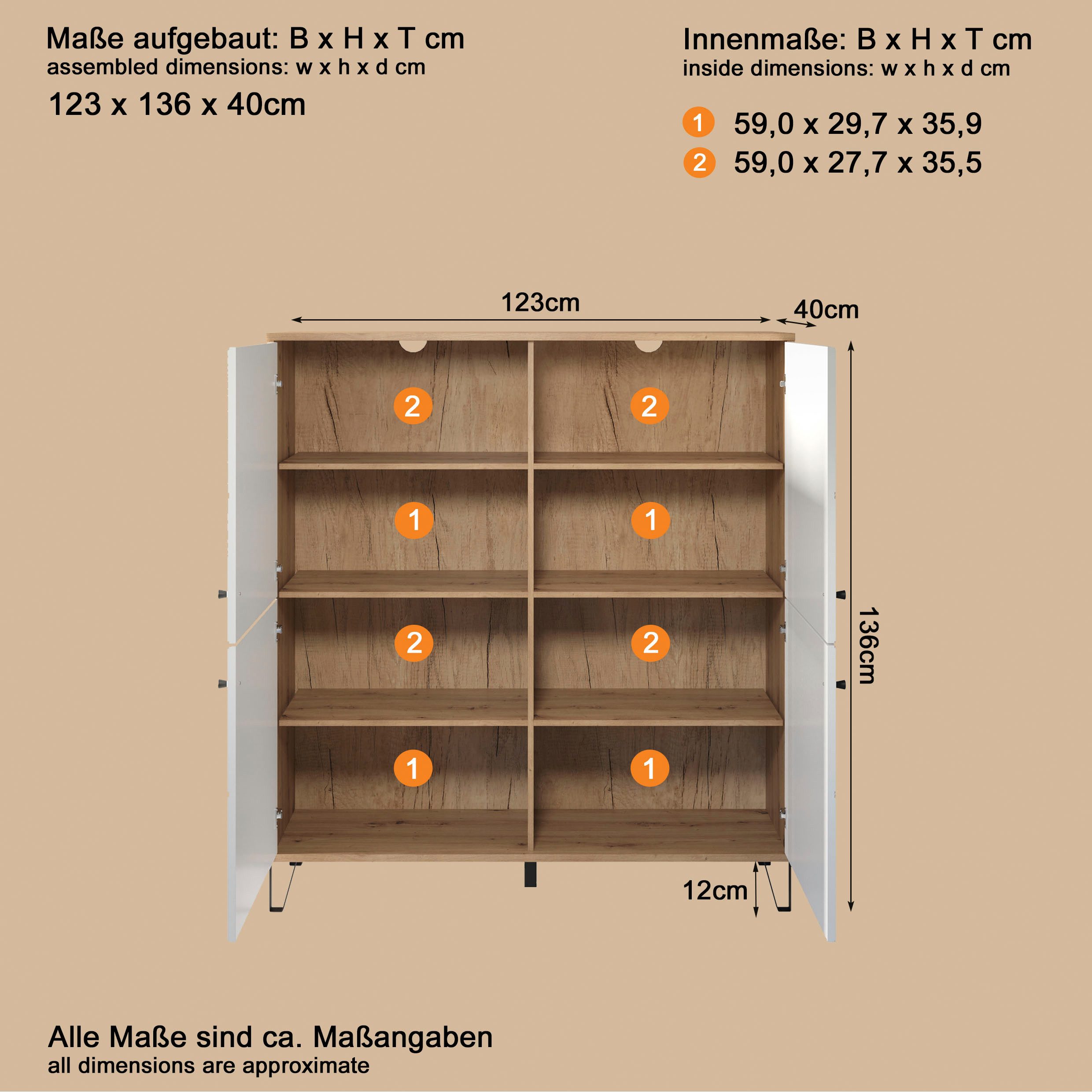 Places of Style Highboard Tarragona