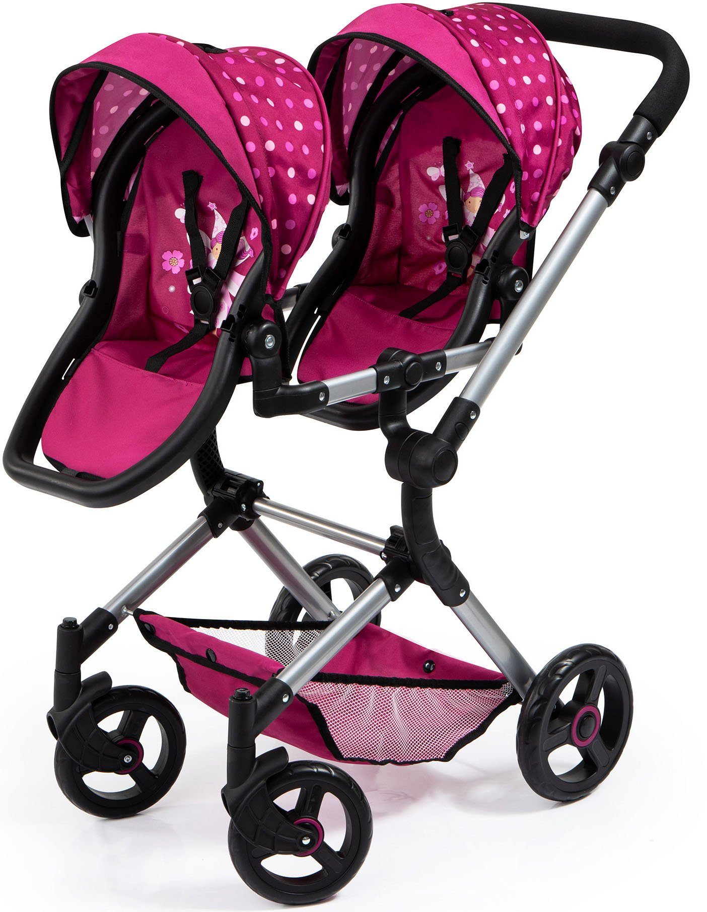 Bayer Poppen-duobuggy Twin Neo, bordeaux