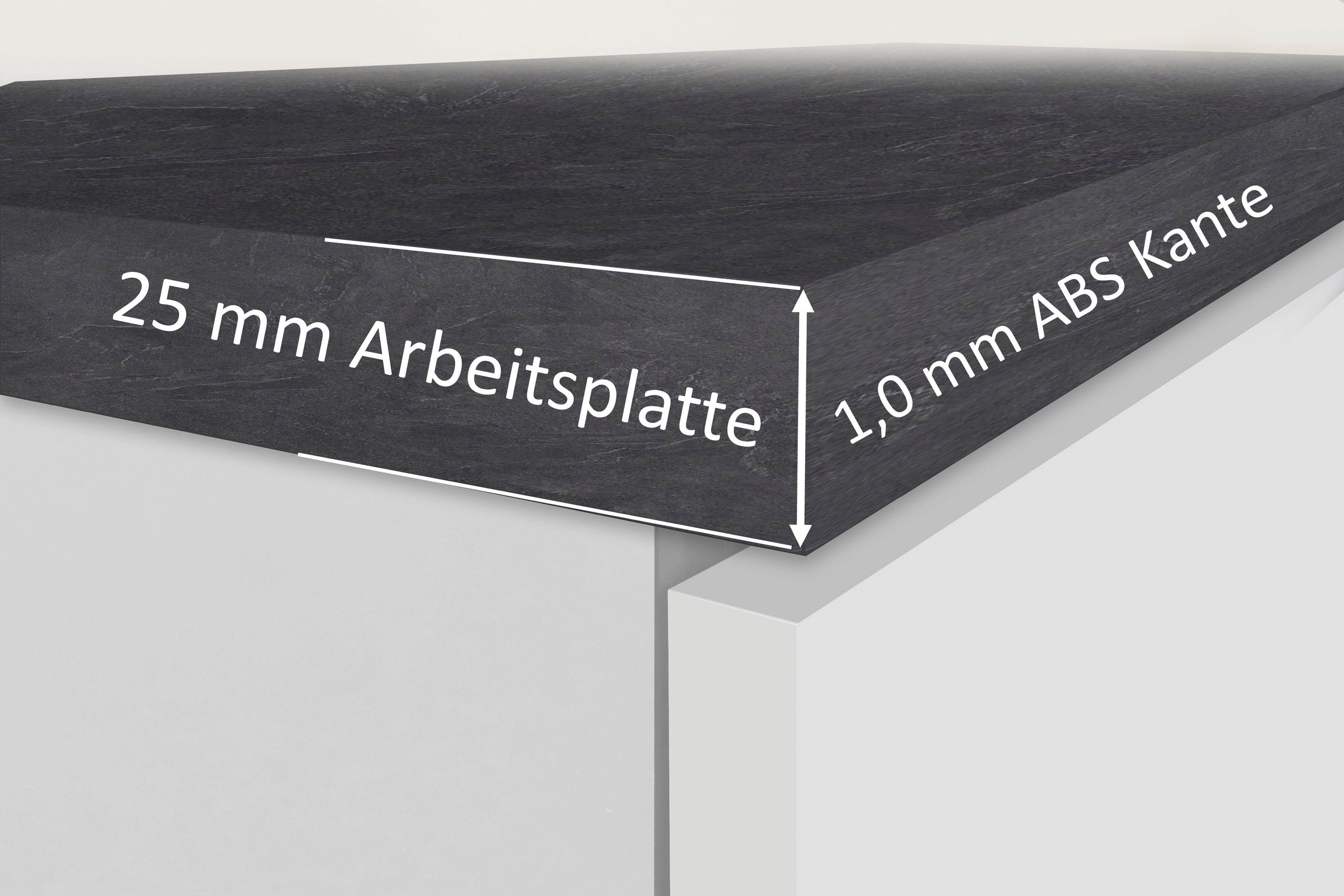 Kochstation Apothekerskast KS-Sole Breedte 30 cm, 2 uittrekelementen, 4 vakken