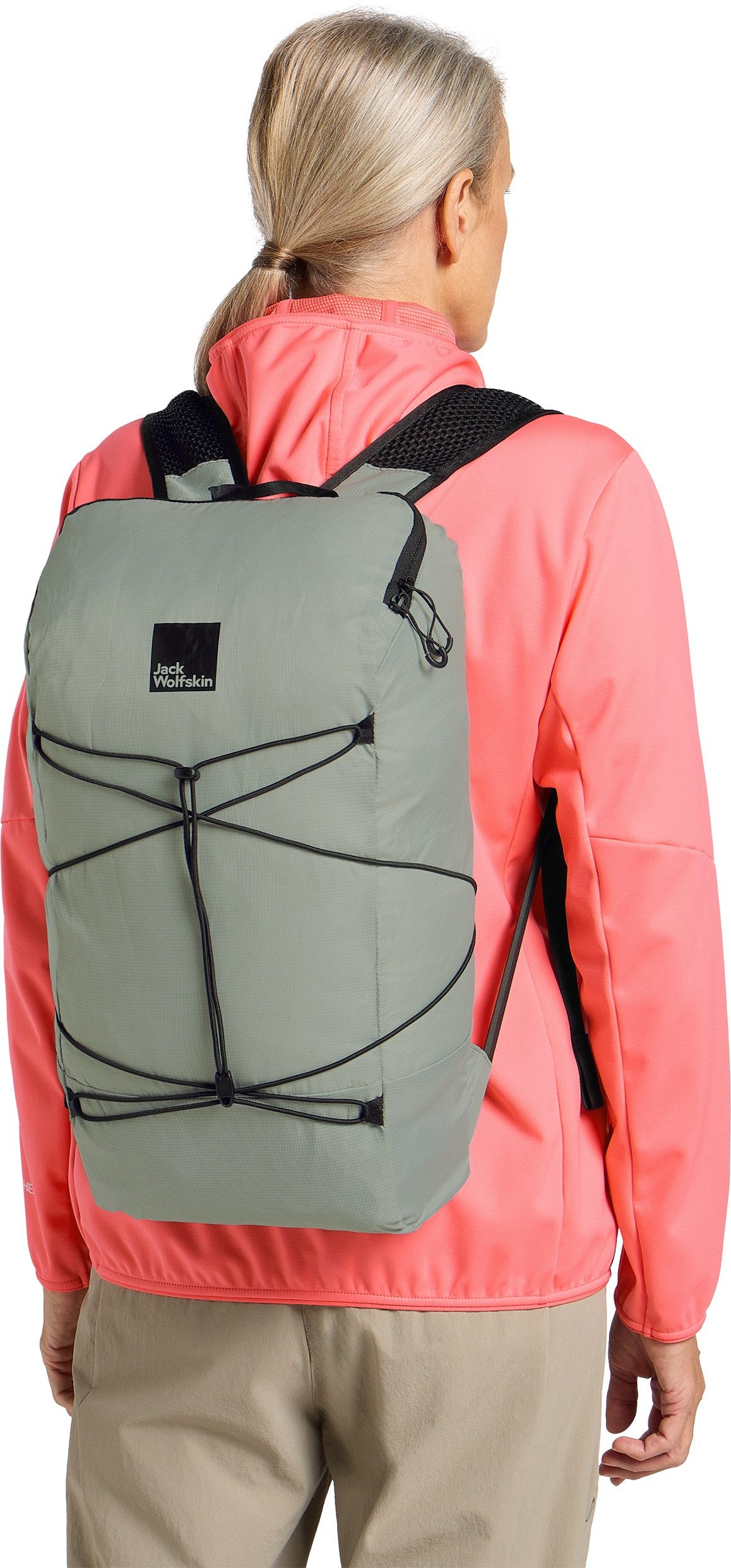 Jack Wolfskin Rugzak WANDERMOOD PACKABLE 24 unisex rugzakken maat One Size grijs