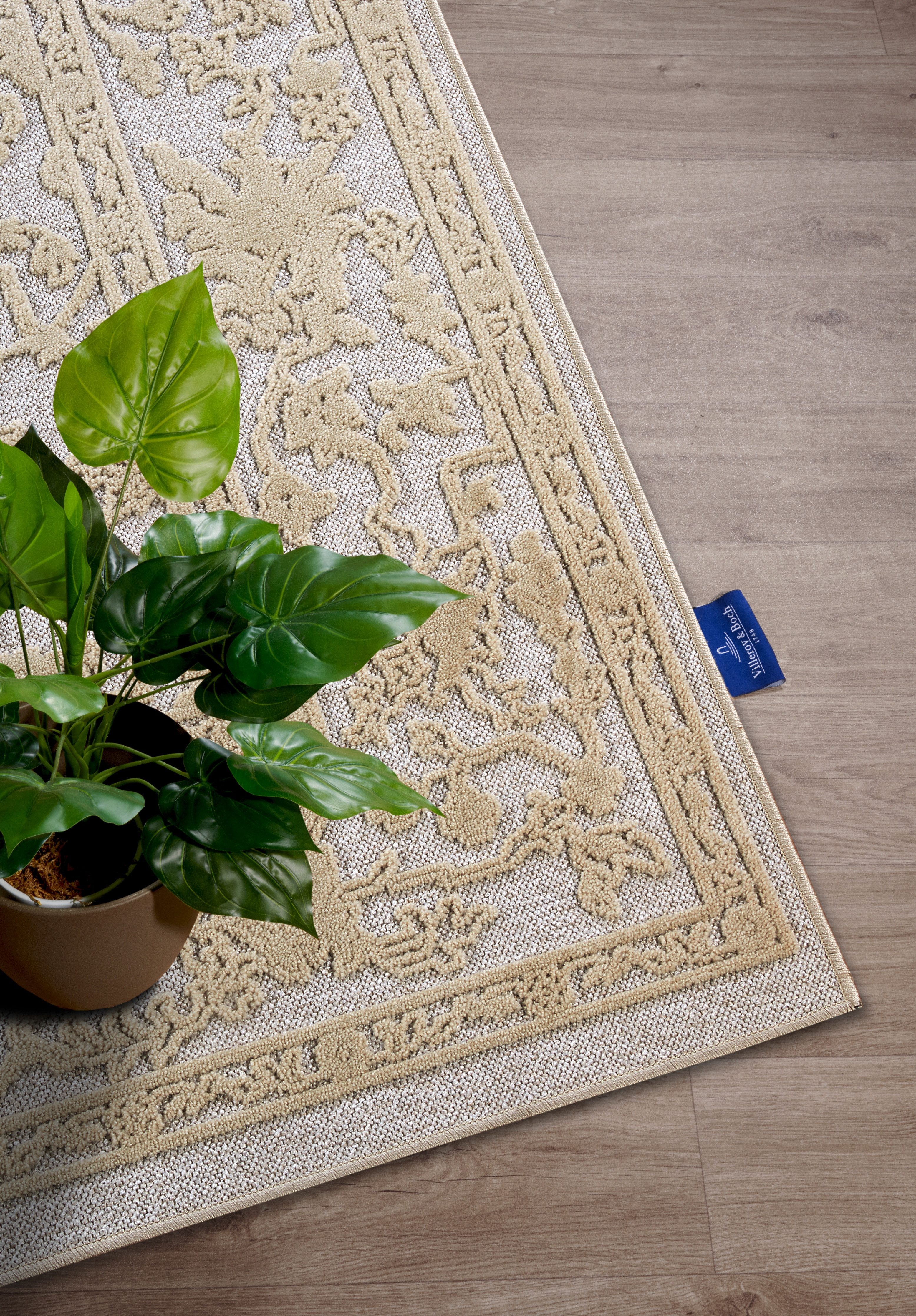 Villeroy & Boch Vloerkleed Ambroise Duurzaam, woonkamer, slaapkamer, modern, hoog-laag effect, gang