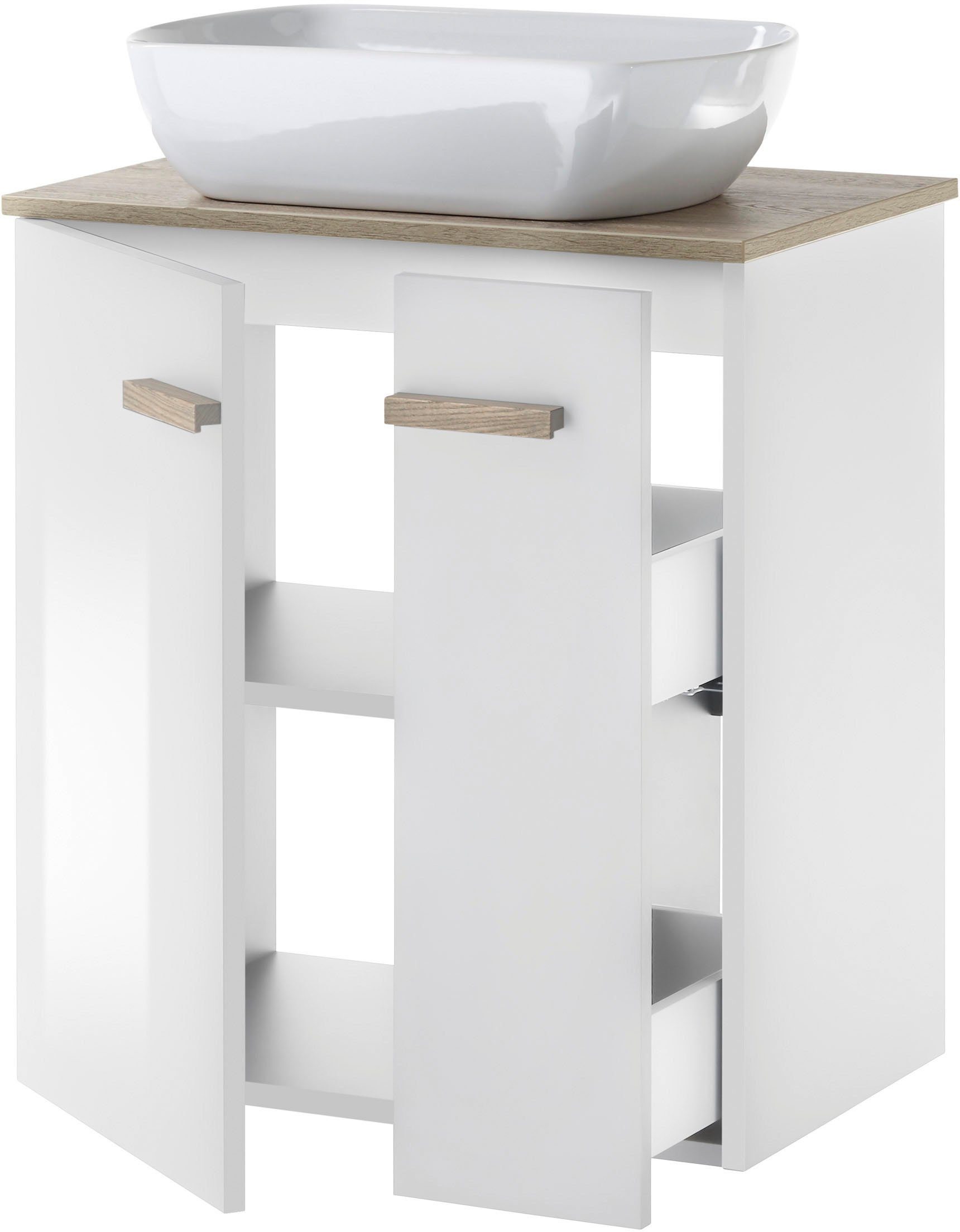 Places of Style Badkamerserie SOLiD, badkamermeubelset, badkamer in modern ontwerp, 2-delige badkamer (2-delig)
