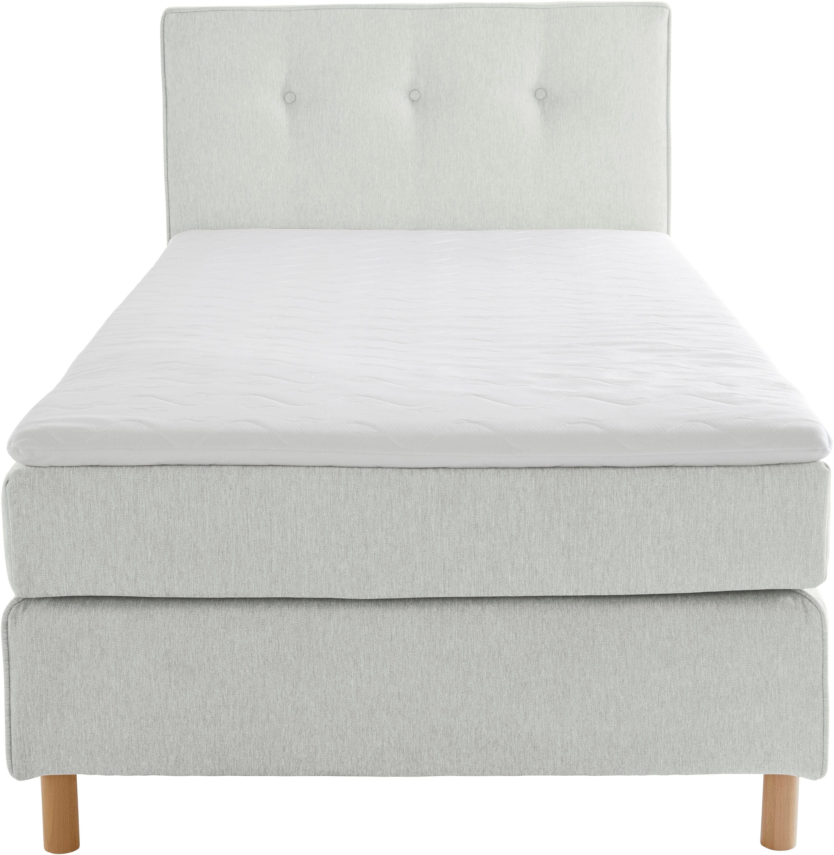 Home affaire Boxspring Heimatblick 100x200cm naar wens uitbreidbaar naar dubbel- en familiebest