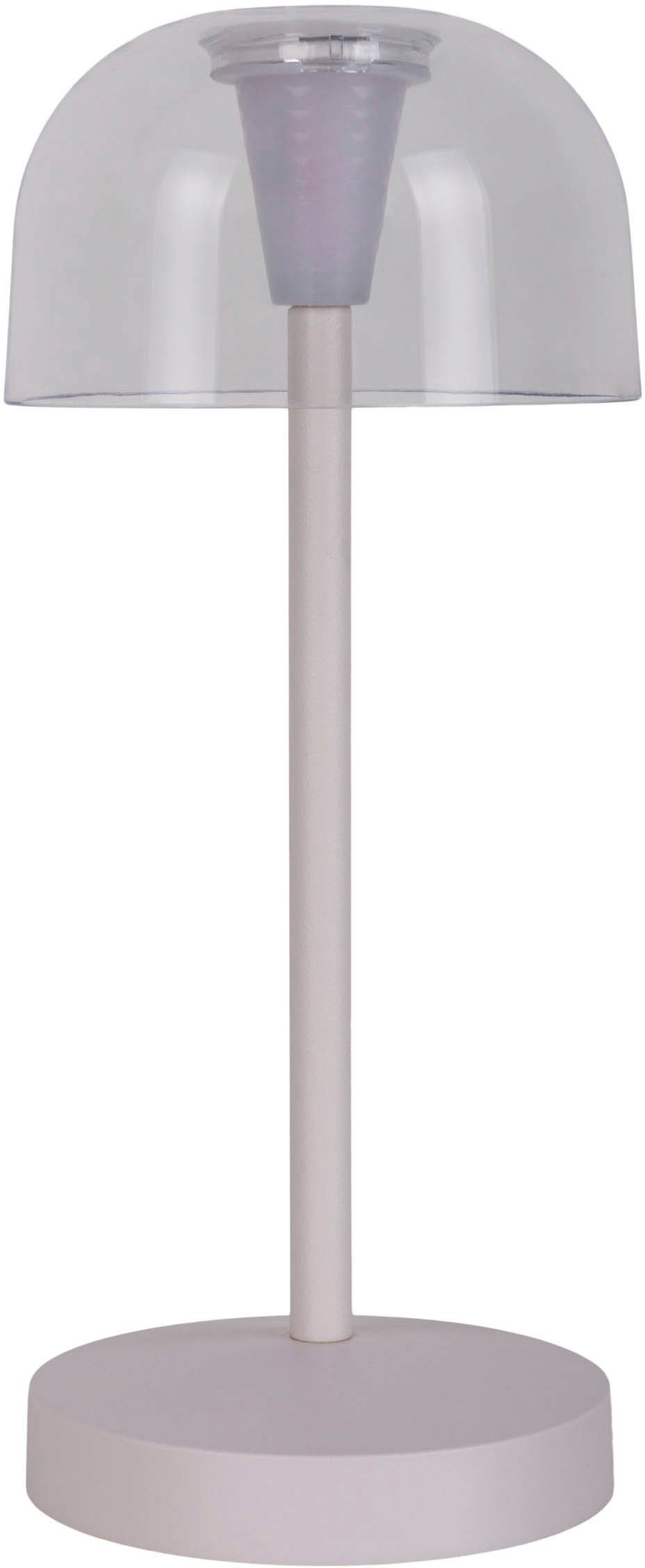 näve Led-tafellamp Gomba 18,5 cm 2-delig set, oplaadbaar, usb-kabel, geheugenfunctie, traploos dimbaar (2 stuks)