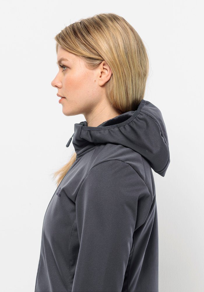 Jack Wolfskin Softshell-jas WINDHAIN COAT W