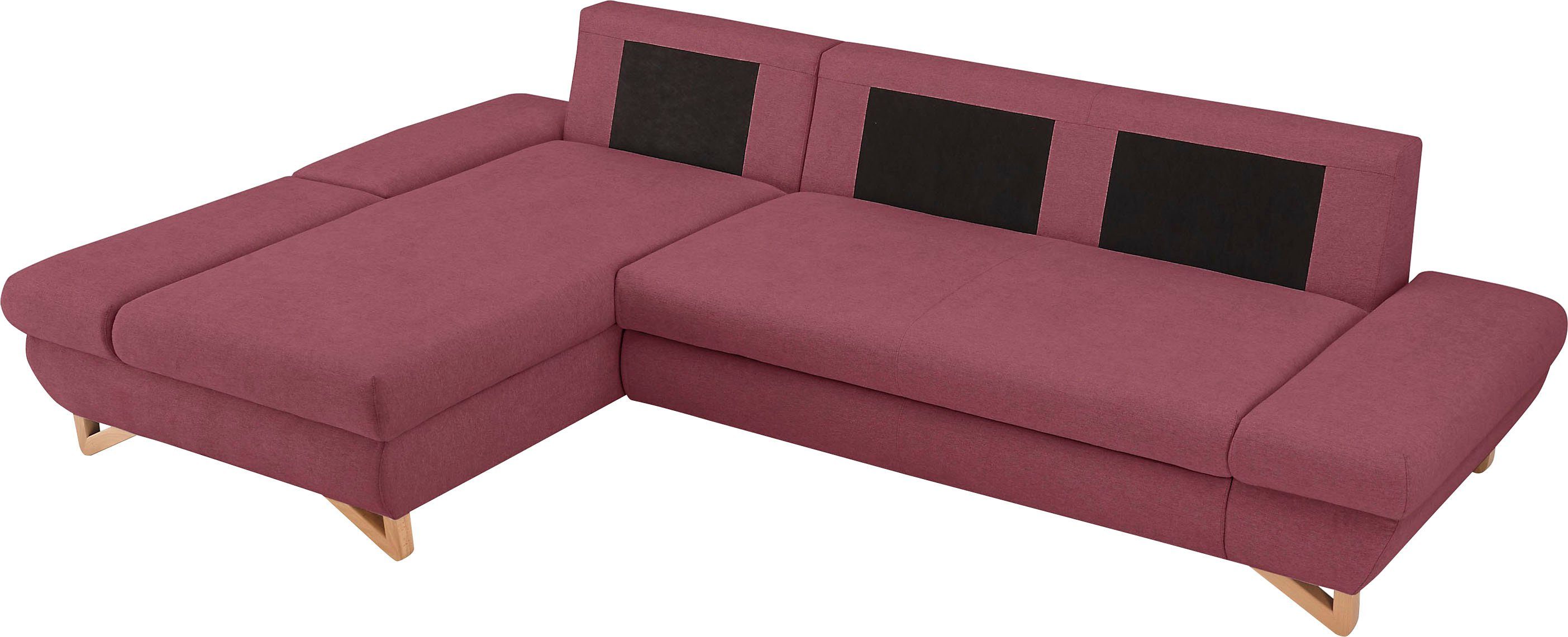 INOSIGN Slaapbank City/Giron comfortabele slaapbank (ligoppervlak 245 x 138 cm) en bedlade