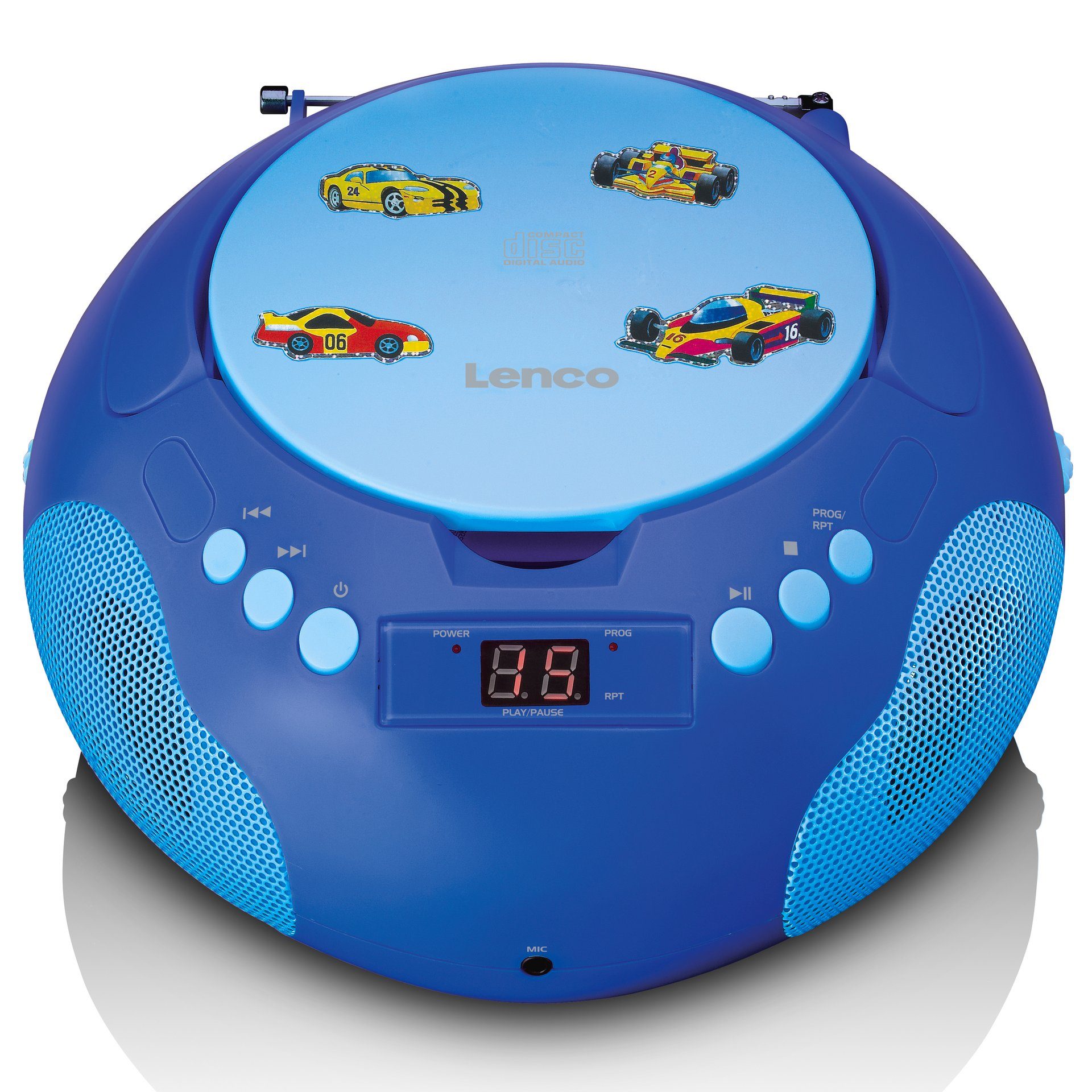 Lenco Soundmachine SCD-620BU - kinderen cd-speler radio microfoon koop je bij OTTO