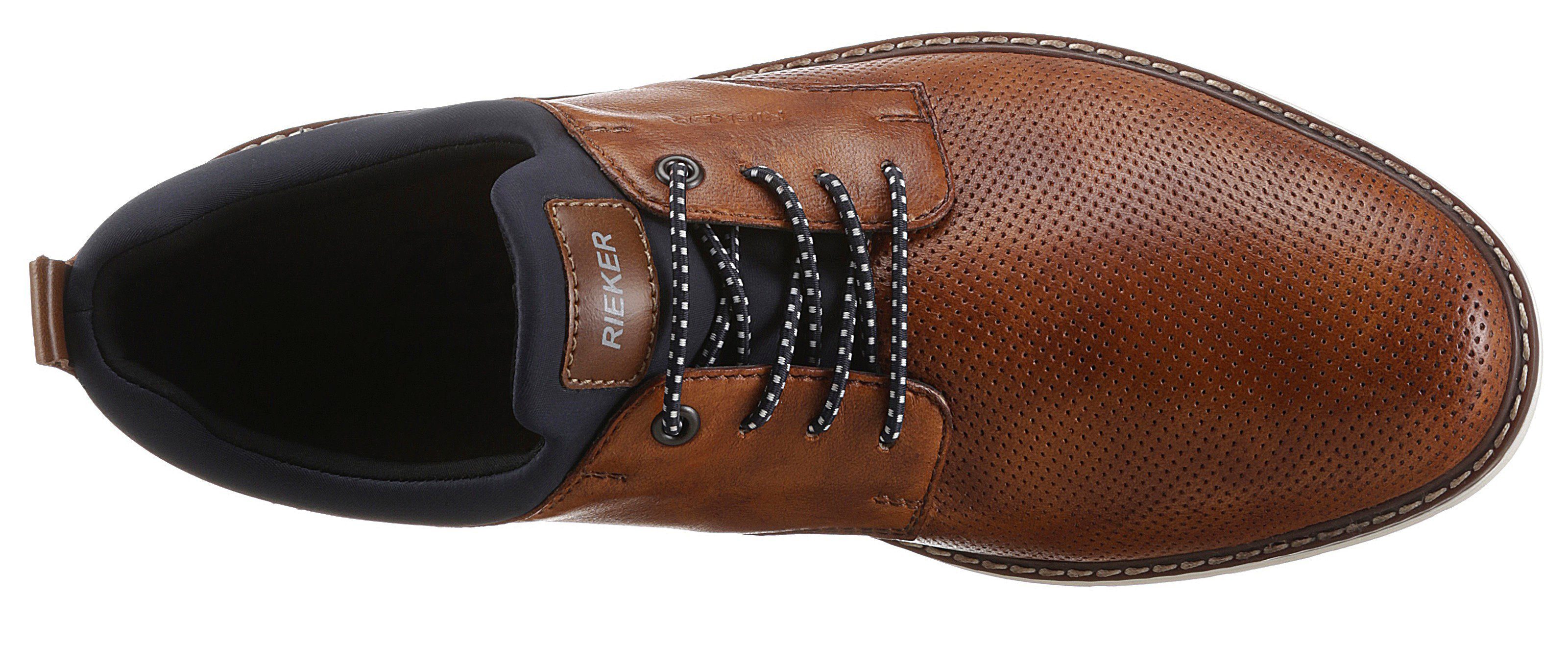 Rieker Slip-on sneakers Business schoen, slipper, feestdagsschoen met elastische veters