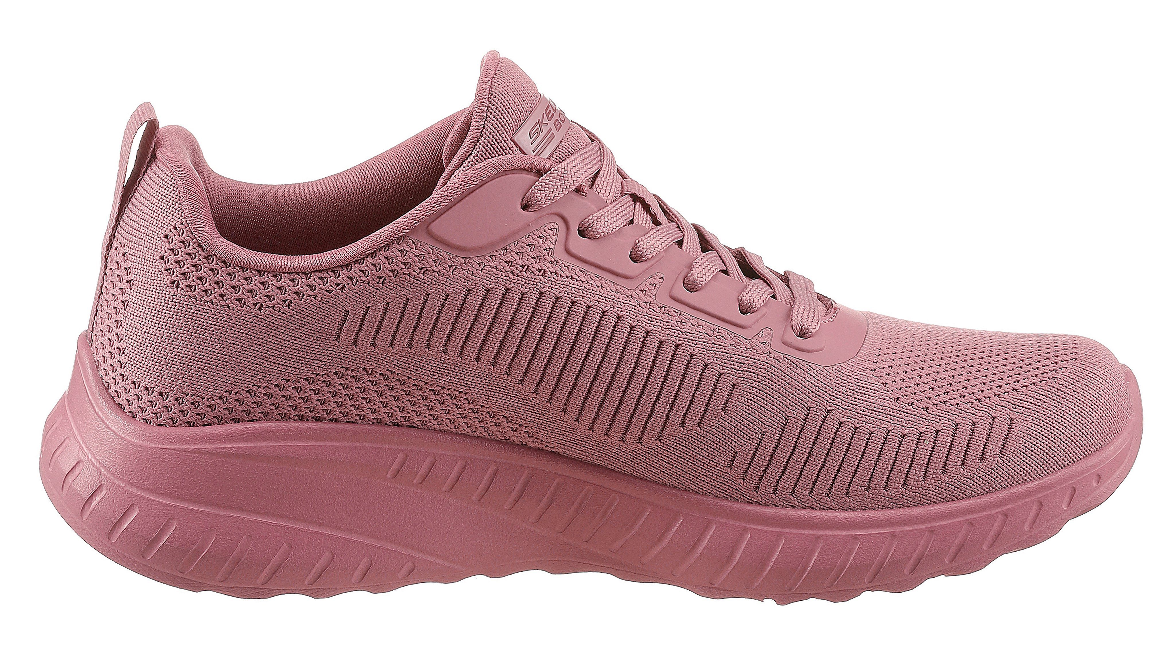 Skechers Sneakers BOBS SQUAD CHAOS FACE OFF , Vrijetijdsschoen, lage schoen, veterschoen met comfort binnenschoen