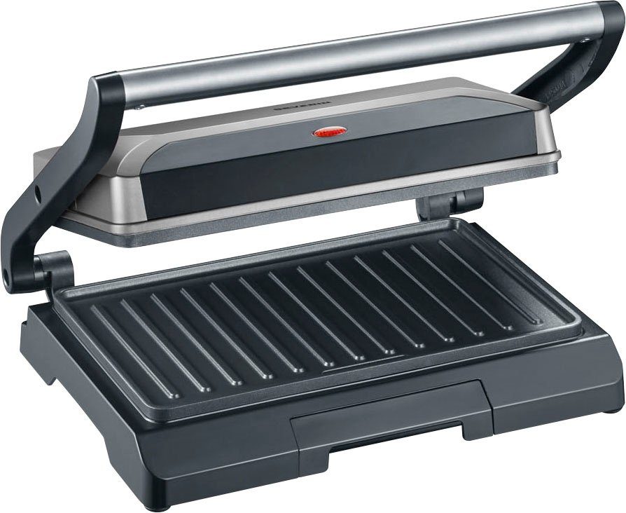 Severin Contactgrill KG 2394 grillplaten met antiaanbaklaag, inclusief vetopvangschaal